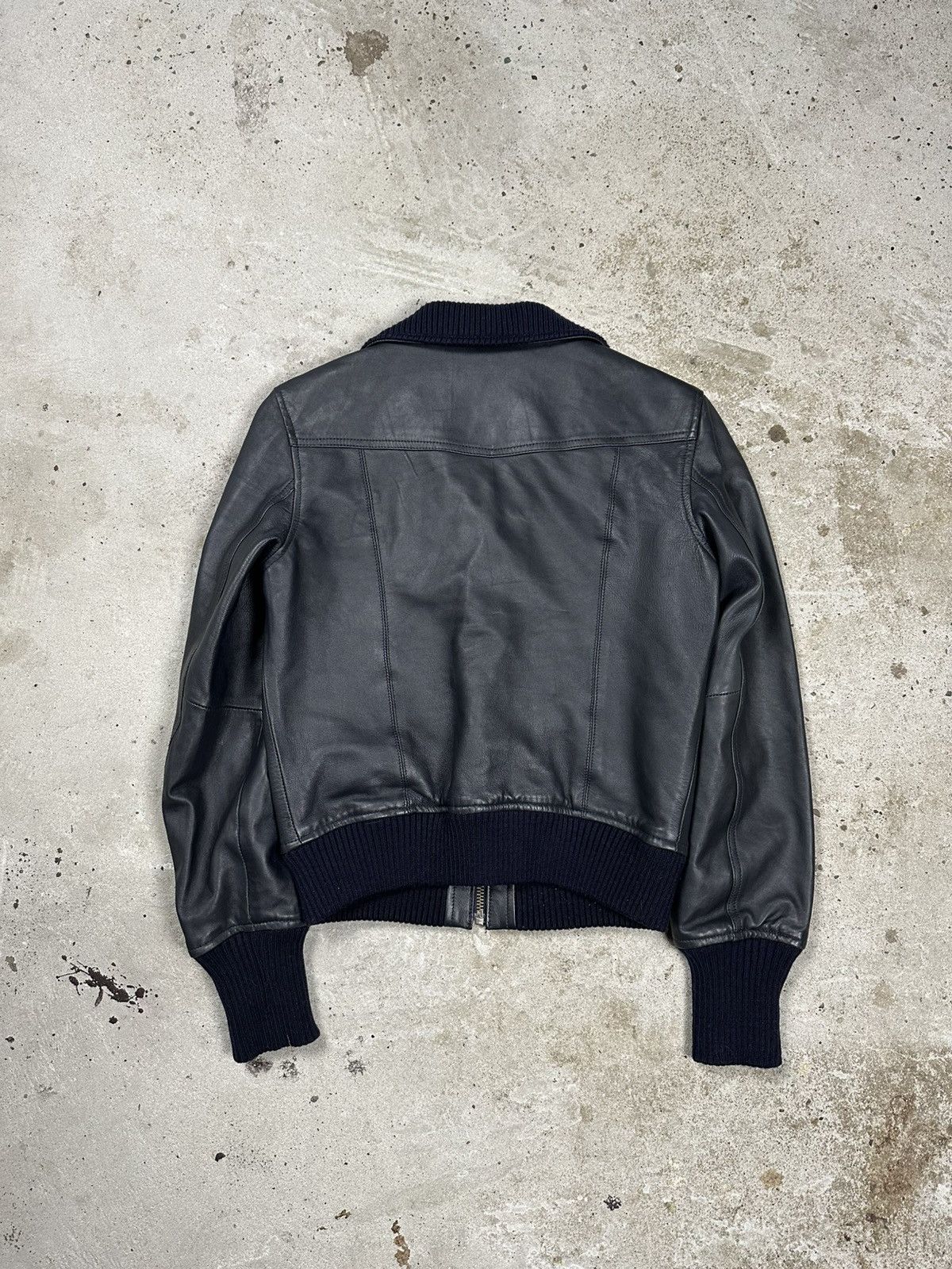 Genuine Leather × Vintage Vintage Y2K Genuine Leather Flyers Utility Bomber Jacket Size US XS / EU 42 / 0 - 2 Thumbnail