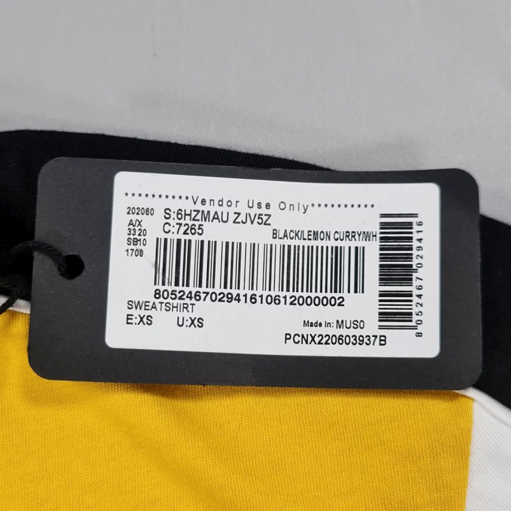 Armani Exchange Armani Exchange Mens T Shirt Colourblock XS Yellow Black Short Sleeve Crew Neck Cotton Tee Jersey Logo Modern City 90s? Size US XS / EU 42 / 0 - 4 Thumbnail