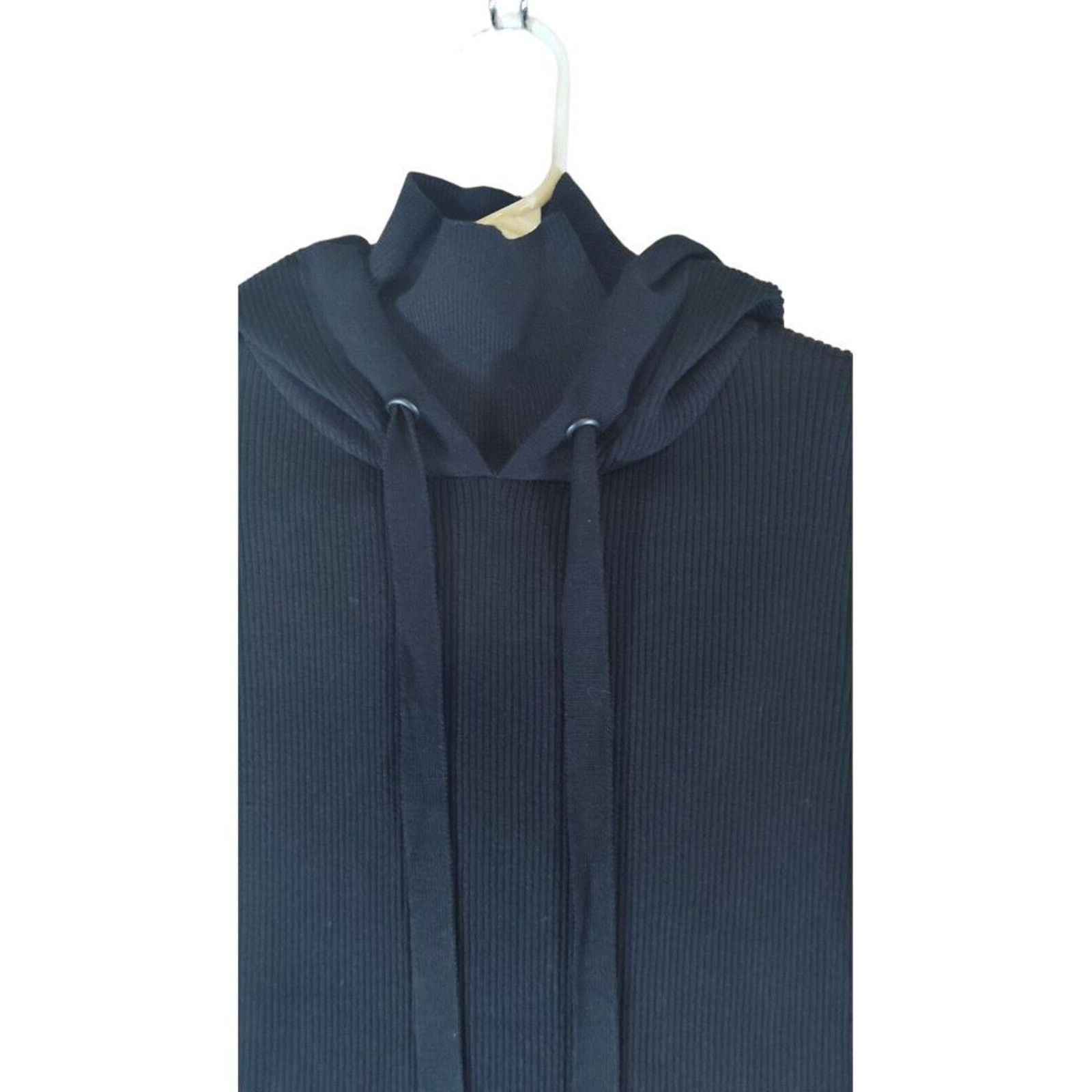 Zara Zara Knit Collection Hoodie Sweater Black Large Pink Zip Size L / US 10 / IT 46 - 5 Thumbnail