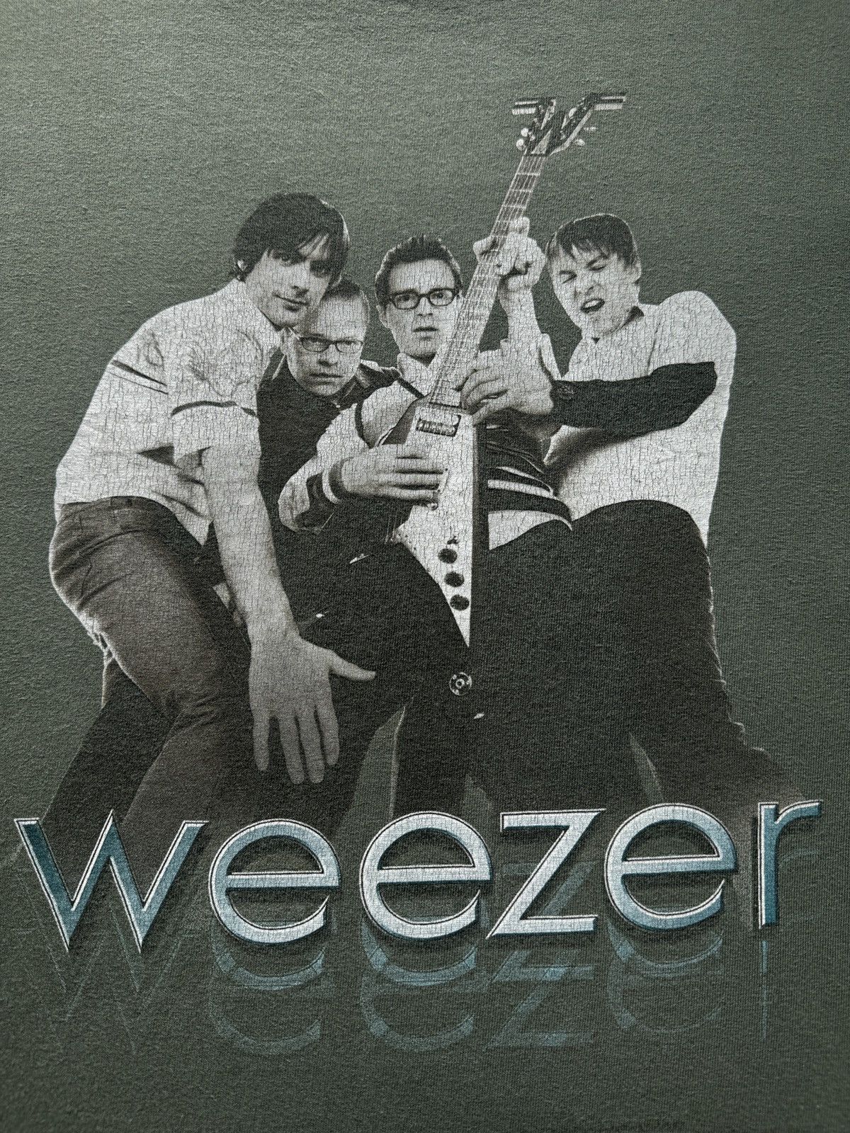 Band Tees Vintage 2001 Weezer Midget Tour Rock Band tee y2k 2000s Size US L / EU 52-54 / 3 - 3 Thumbnail