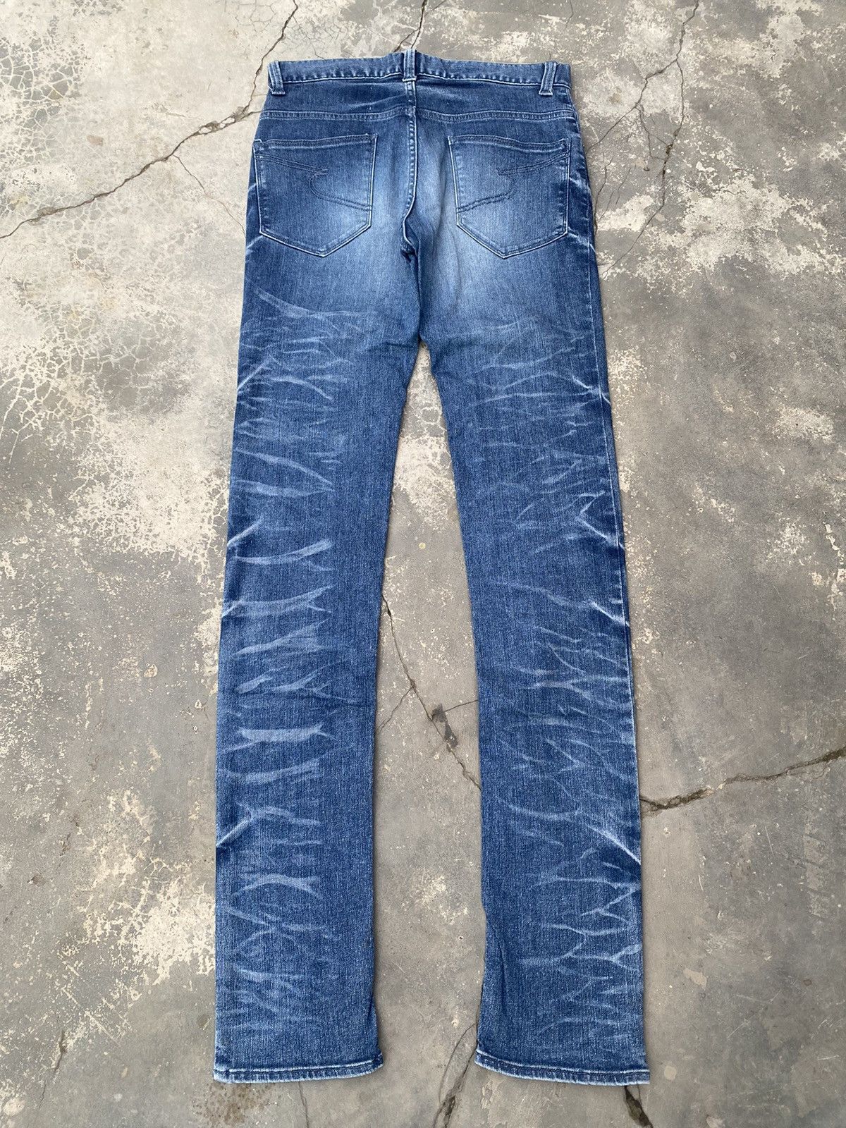 Issey Miyake SEMANTIC DESIGN Stacked Mark Stretchable Jeans Size US 30 / EU 46 - 3 Thumbnail