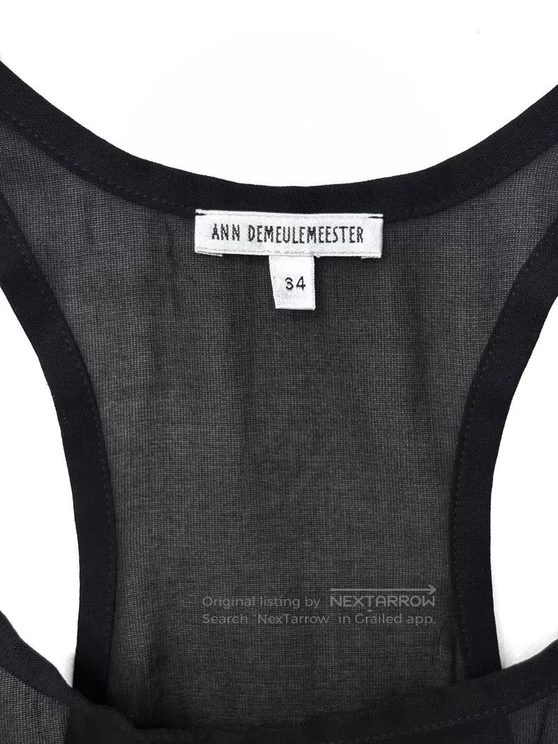 Ann Demeulemeester Ann Demeulemeester Chiffon Vest Size XXS / US 00 / IT 34 - 6 Thumbnail
