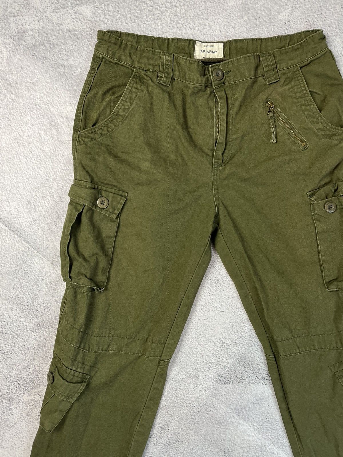 Other Vintage Military multi pocket cargo pants Y2K drill Size US 34 / EU 50 - 4 Thumbnail