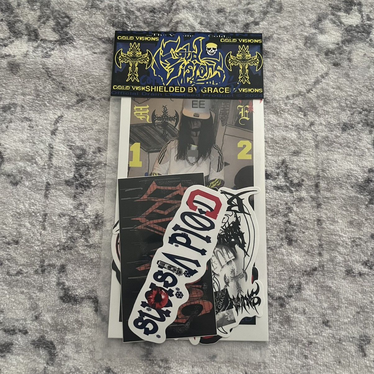 Drain Gang × Sad Boys Bladee Cold Visions Tour Sticker Pack Size ONE SIZE - 1 Thumbnail