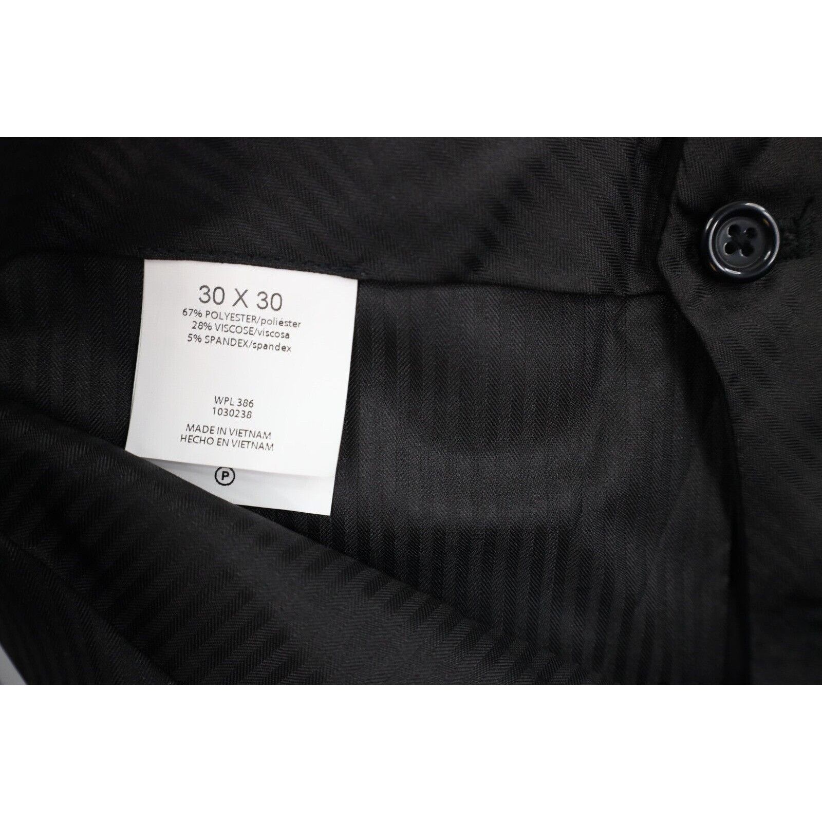 Vintage New Streetwear Slim Fit 2 Piece Stretch Wedding Suit Size 40S - 16 Thumbnail