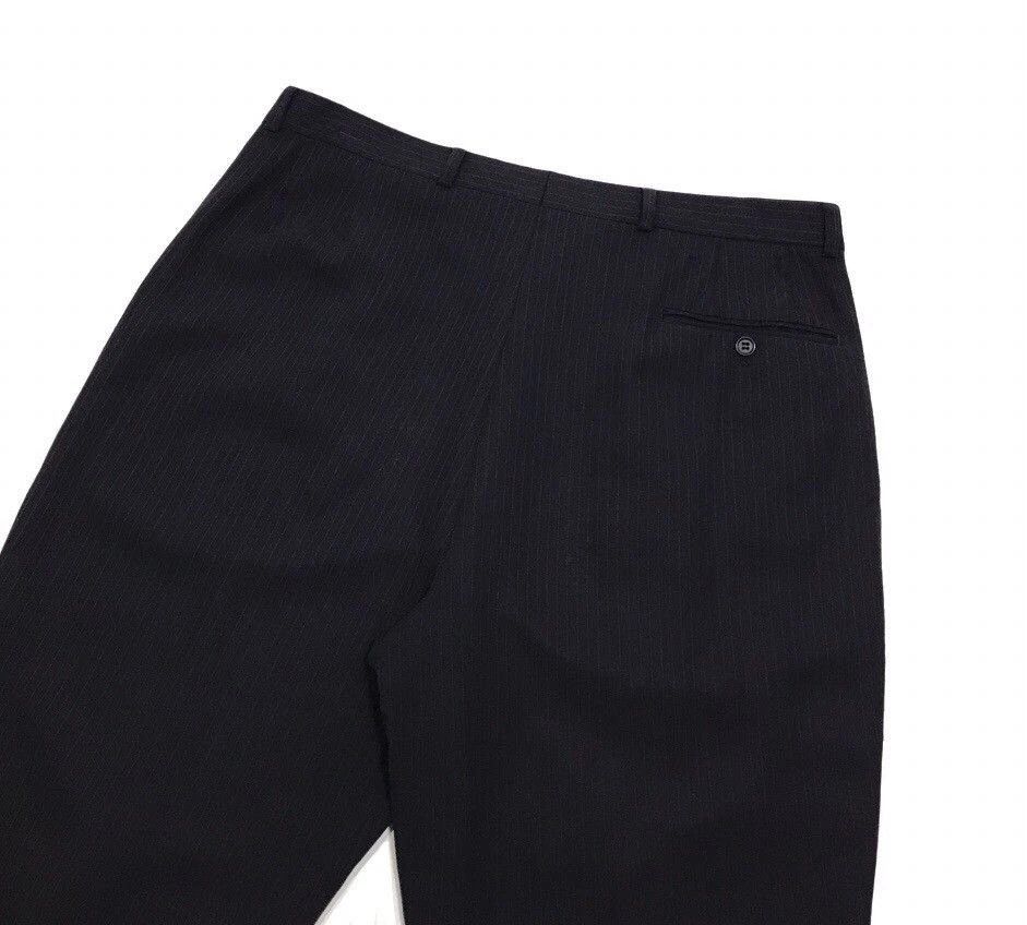 Yves Saint Laurent Yves Saint Laurent YSL Striped Wool Trousers R54 Size 54R - 4 Thumbnail