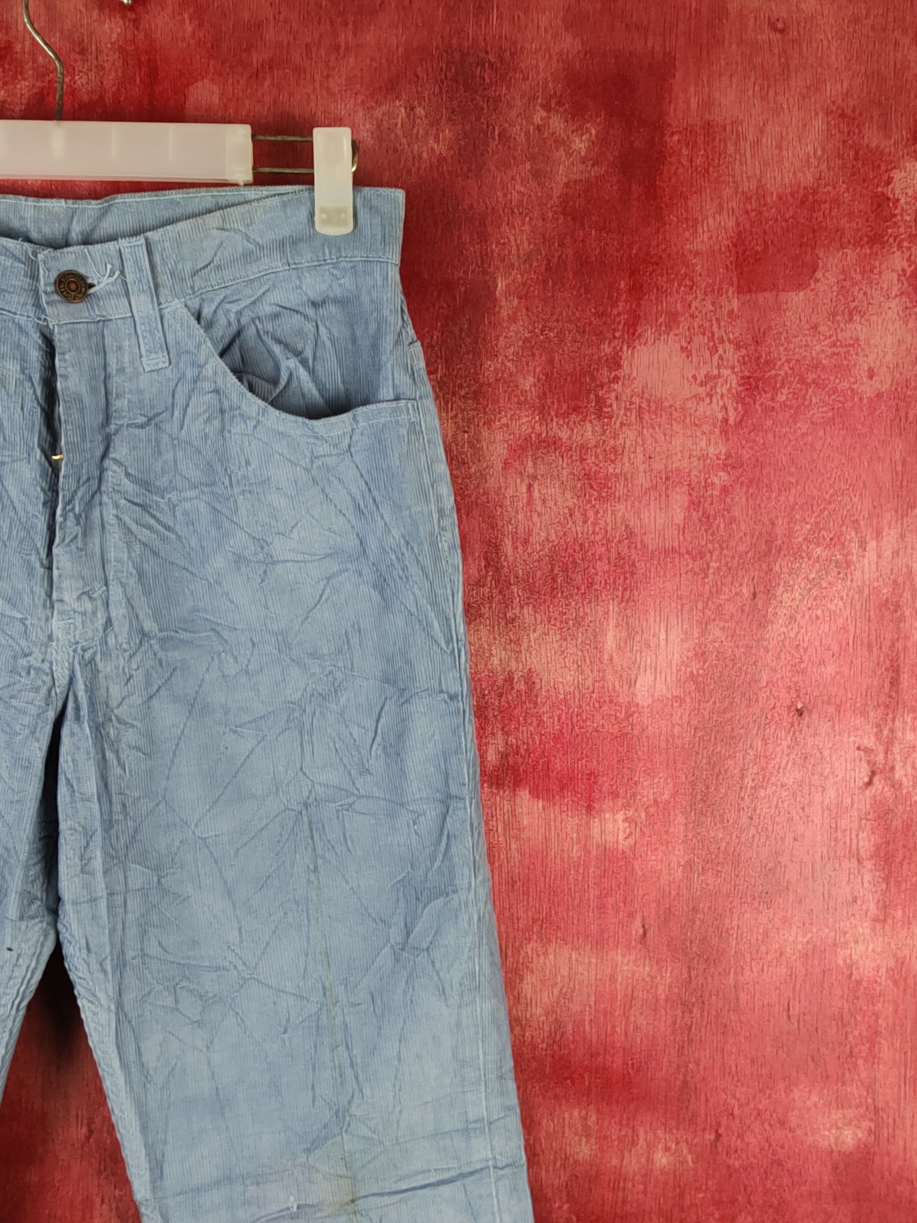 Levi's Levi's Vintage single digit Blue Corduroy Pants #S1799 Size US 29 - 5 Thumbnail