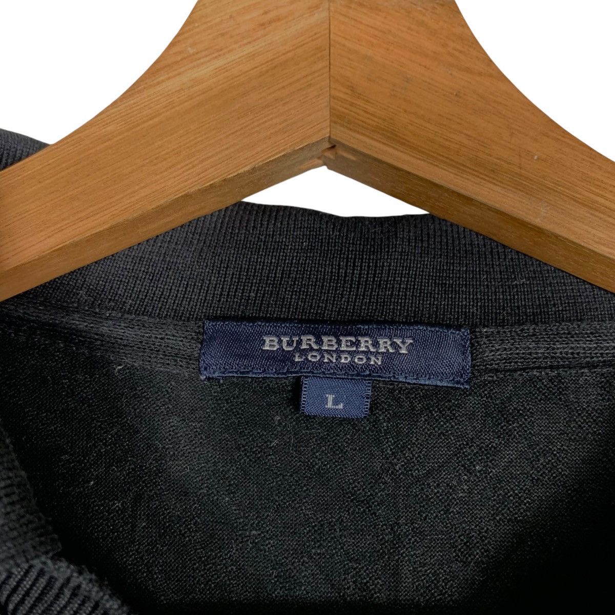 Burberry BURBERRY LONDON Embroidery Logo Long Sleeve Polos #1385-C63 Size US L / EU 52-54 / 3 - 12 Thumbnail