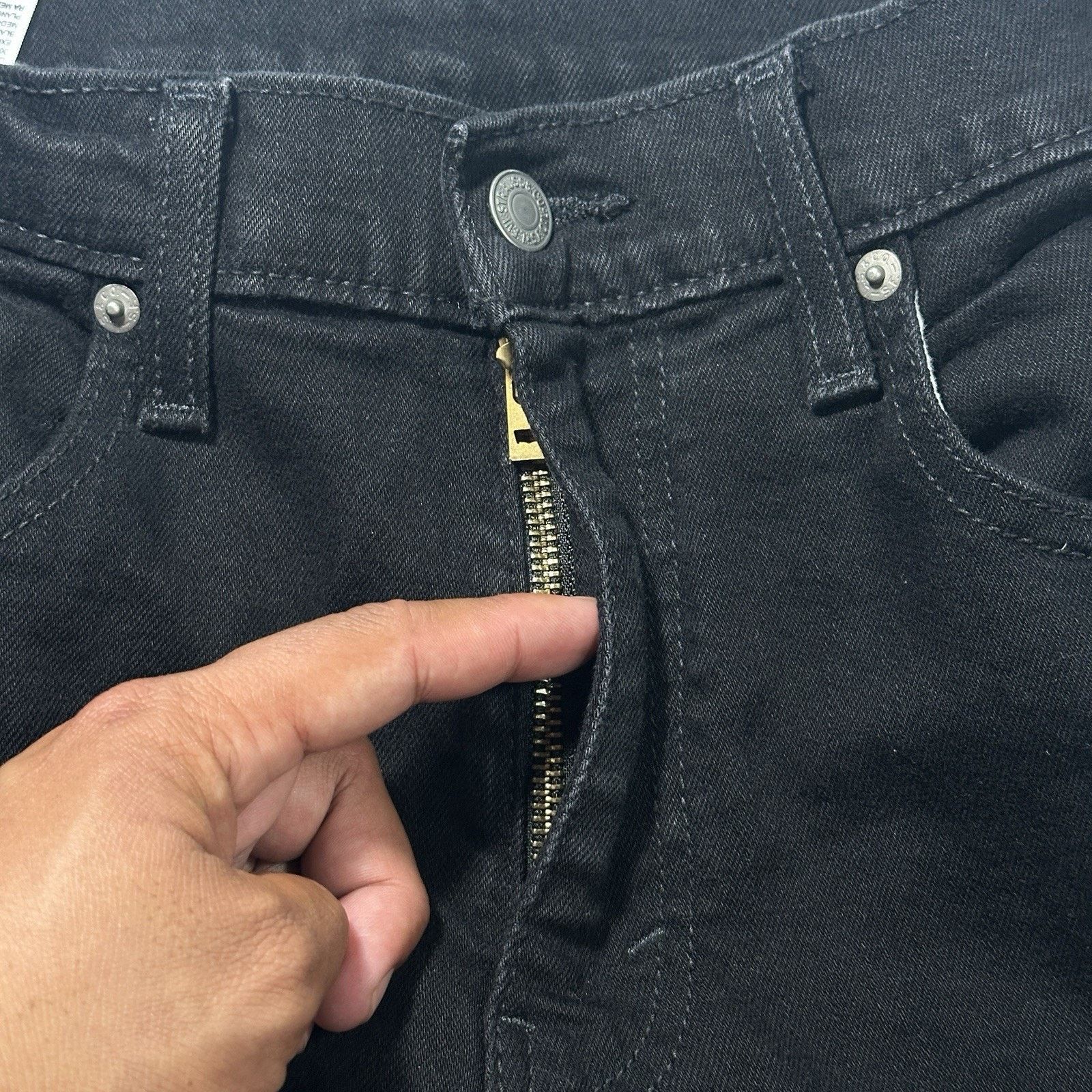 Levi's Y2K 2000s Levis 559 Jeans 32x30 Black Denim Hamilton Size US 32 / EU 48 - 4 Thumbnail