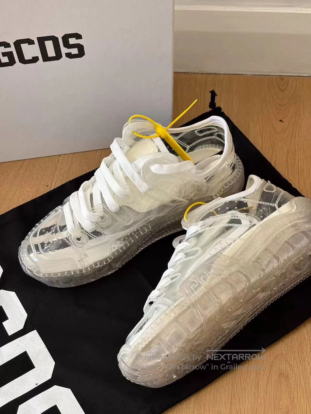 GCDS GCDS Transparent Sneakers Size 40 Italy. Size US 7 / EU 40 - 3 Thumbnail