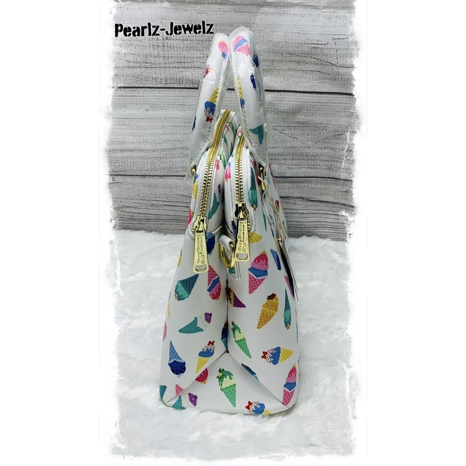 Disney Loungefly Disney Princess Ice Cream Cinderella Ariel Belle T Size ONE SIZE - 2 Thumbnail