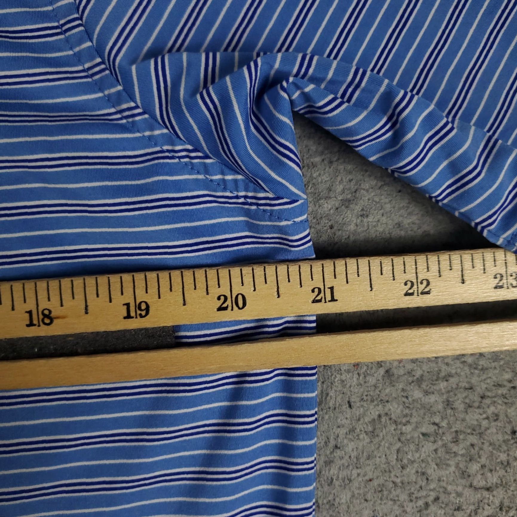 Vintage B Draddy Polo Shirt Mens Small Blue Striped Sports Shirt Polo Short Sleeve Casual Modern Preppy Size US S / EU 44-46 / 1 - 7 Thumbnail