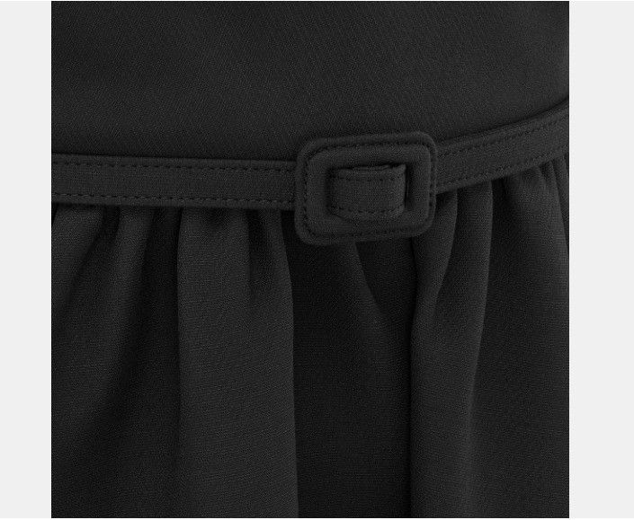 Dior o1w1db11124 Verga Robe in Black Size XS / US 0-2 / IT 36-38 - 3 Thumbnail