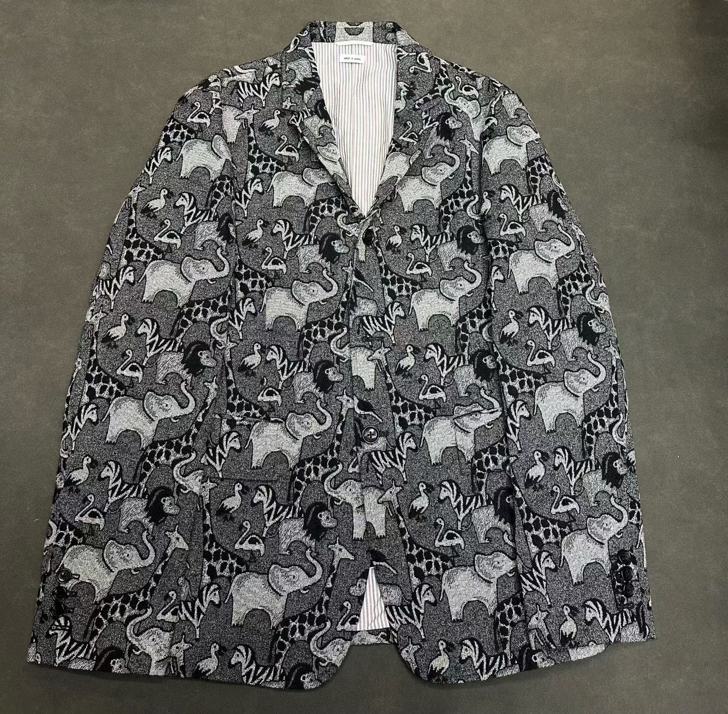 Thom Browne Thom Browne Animal Embroidery Blazer Size US L / EU 52-54 / 3 - 1 Thumbnail