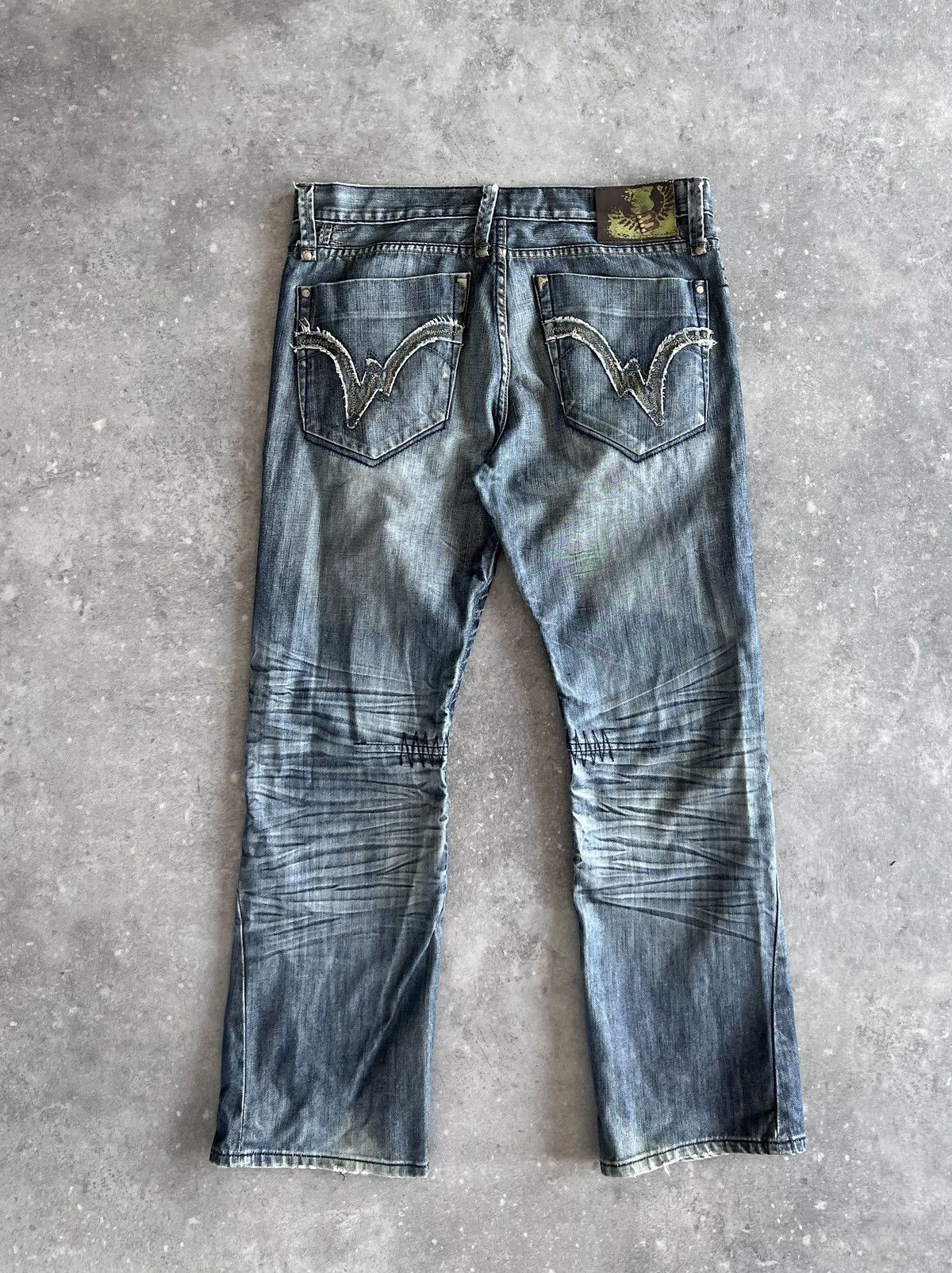 Vintage Vintage y2k BootCut Denim Pants Opium Avant Garde 00s Size US 36 / EU 52 - 6 Thumbnail