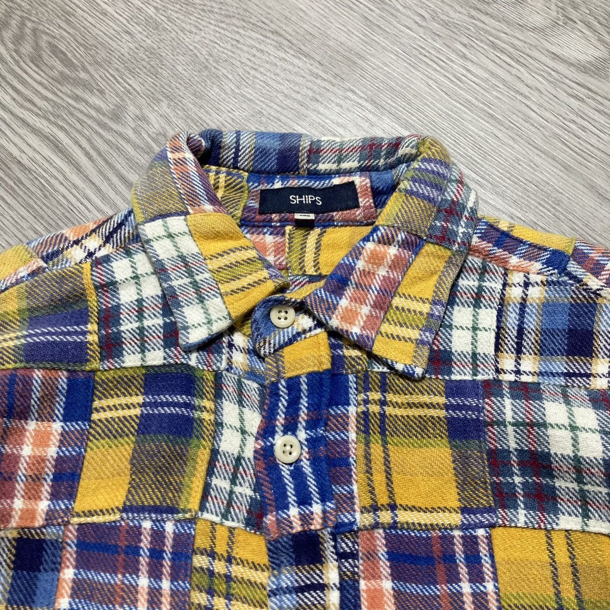 Sugar Cane 2000s Ships Patchwork Madrass Heavy Weight Button Up Shirt Size US S / EU 44-46 / 1 - 7 Thumbnail
