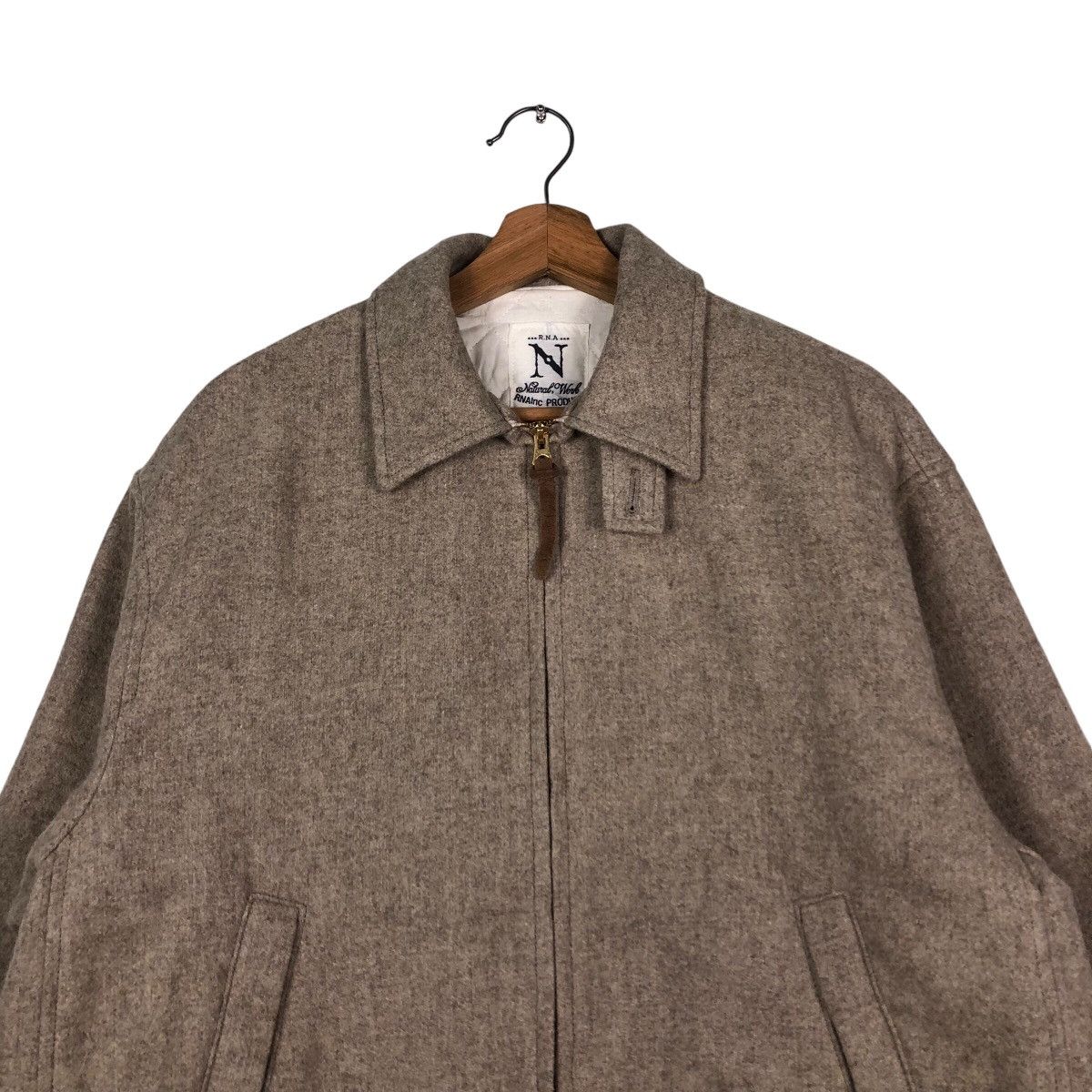 45rpm 📌Vintage Wool Bomber Jacket Zipper Rna Product Japan Size US M / EU 48-50 / 2 - 4 Thumbnail