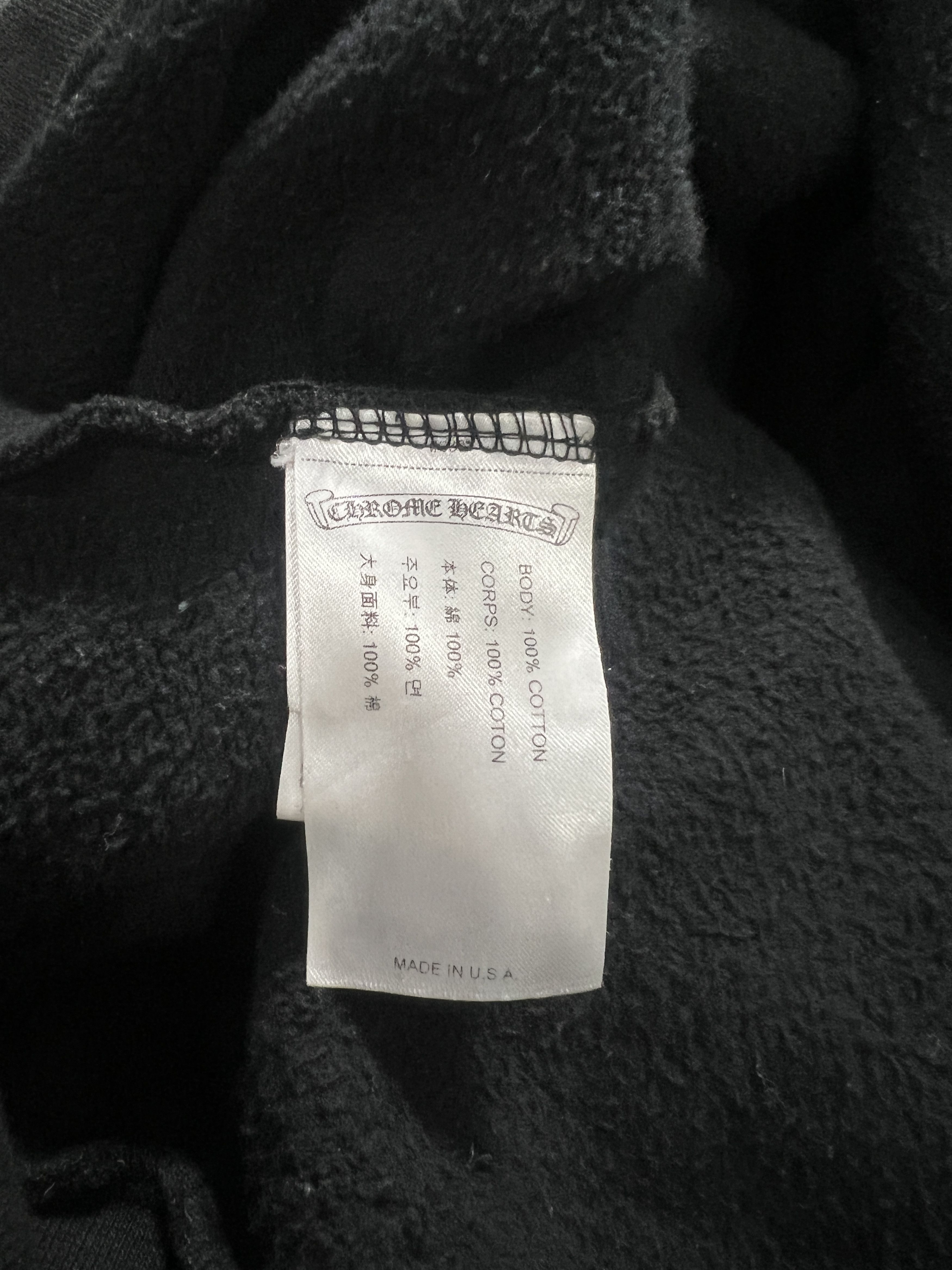 Chrome Hearts Chrome Hearts Horseshoe Logo Hoodie Black XL USA Size US XL / EU 56 / 4 - 11 Thumbnail