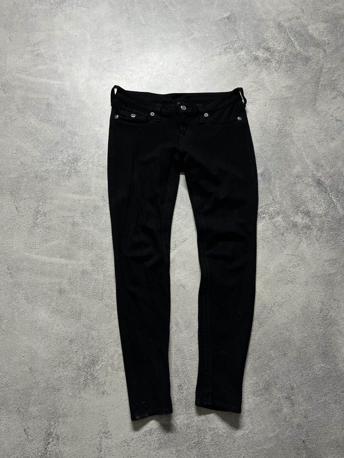 True Religion × Vintage Vintage Y2k True Religion USA Denim Jeans 00s Size 27" / US 4 / IT 40 - 8 Thumbnail
