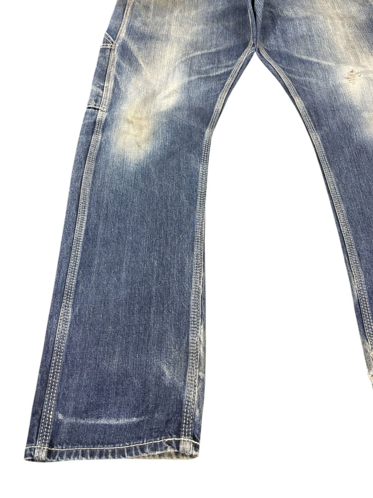 Vanquish Vintage Japanese Vanquish Mud Wash Distress Carpenter Jeans Size US 31 - 6 Thumbnail