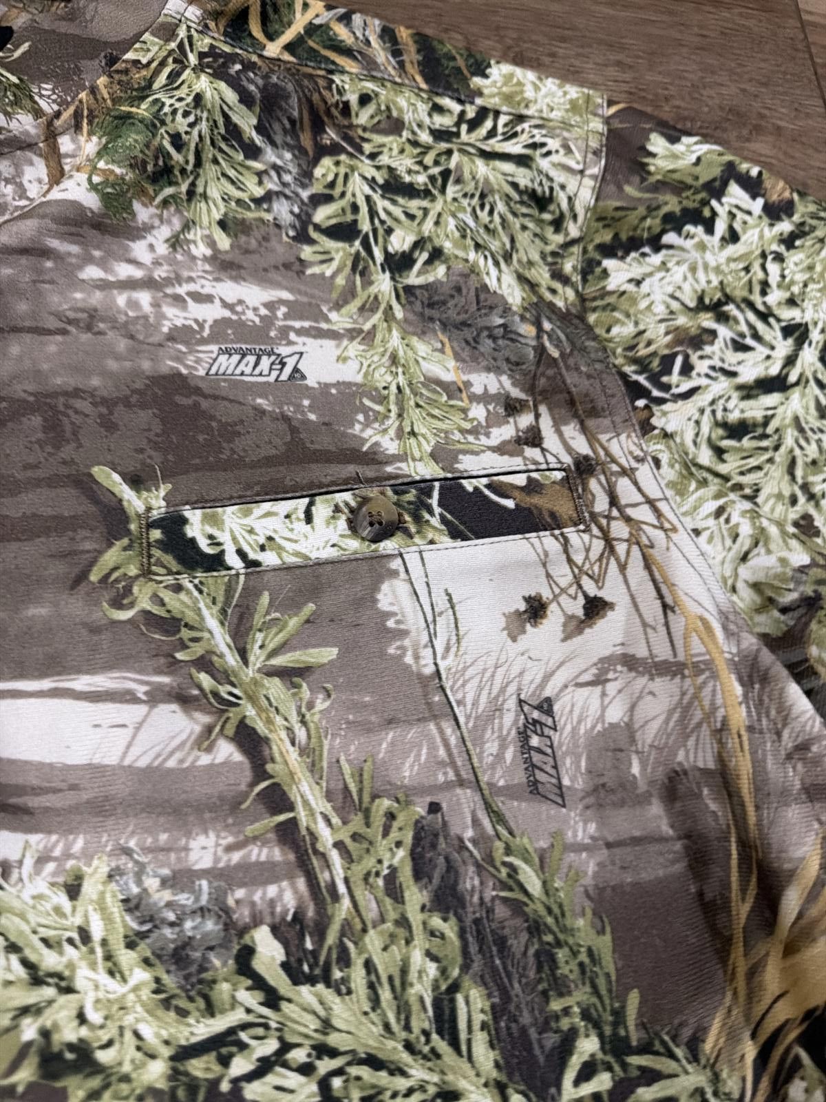 Other Vintage Camo Hunting Henley Hunting Polyester Pullover XL Size US XL / EU 56 / 4 - 4 Thumbnail