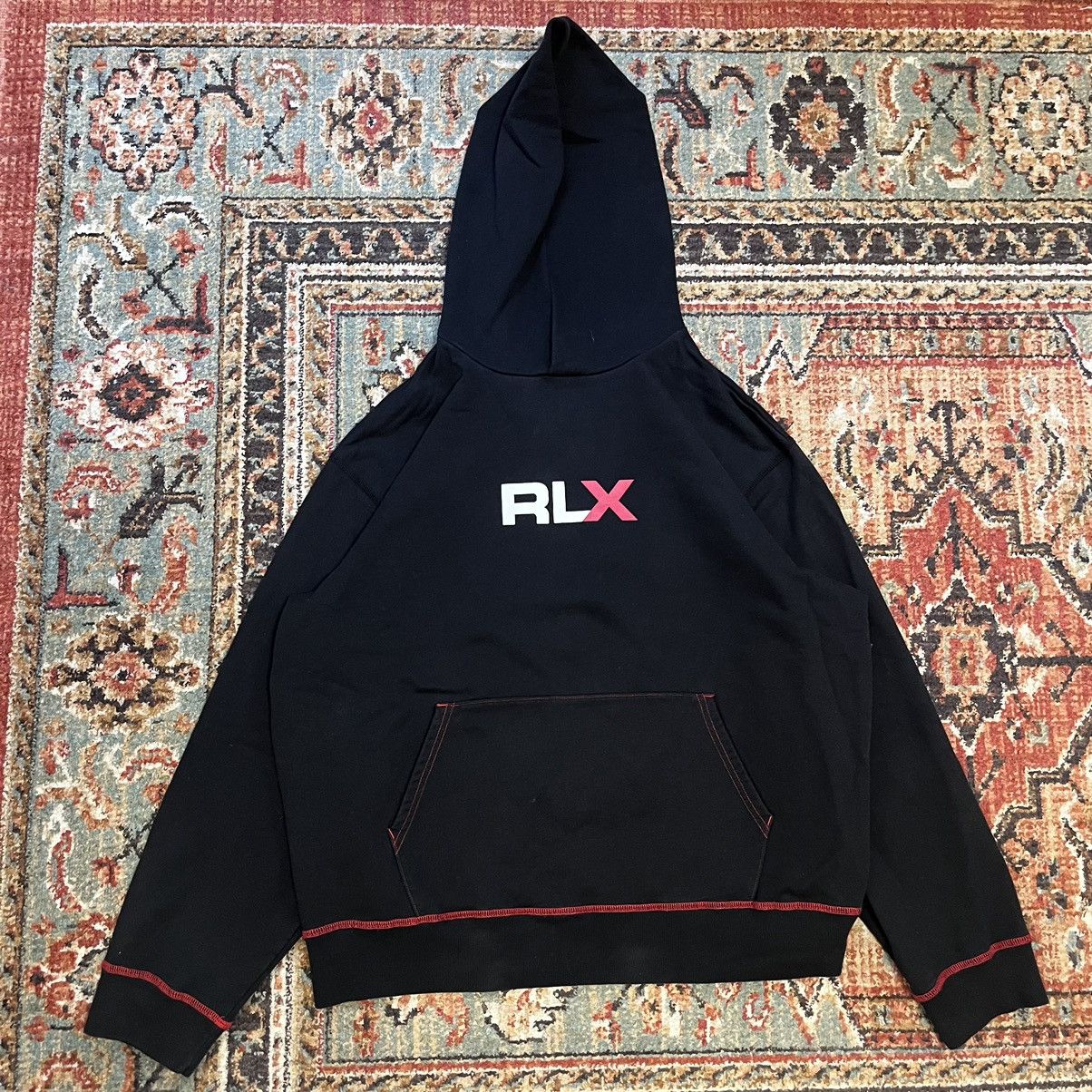 Polo Ralph Lauren × RLX Ralph Lauren × Vintage Vintage RLX Polo Sport Center Logo XL Hoodie Sweatshirt Size US XL / EU 56 / 4 - 2 Thumbnail