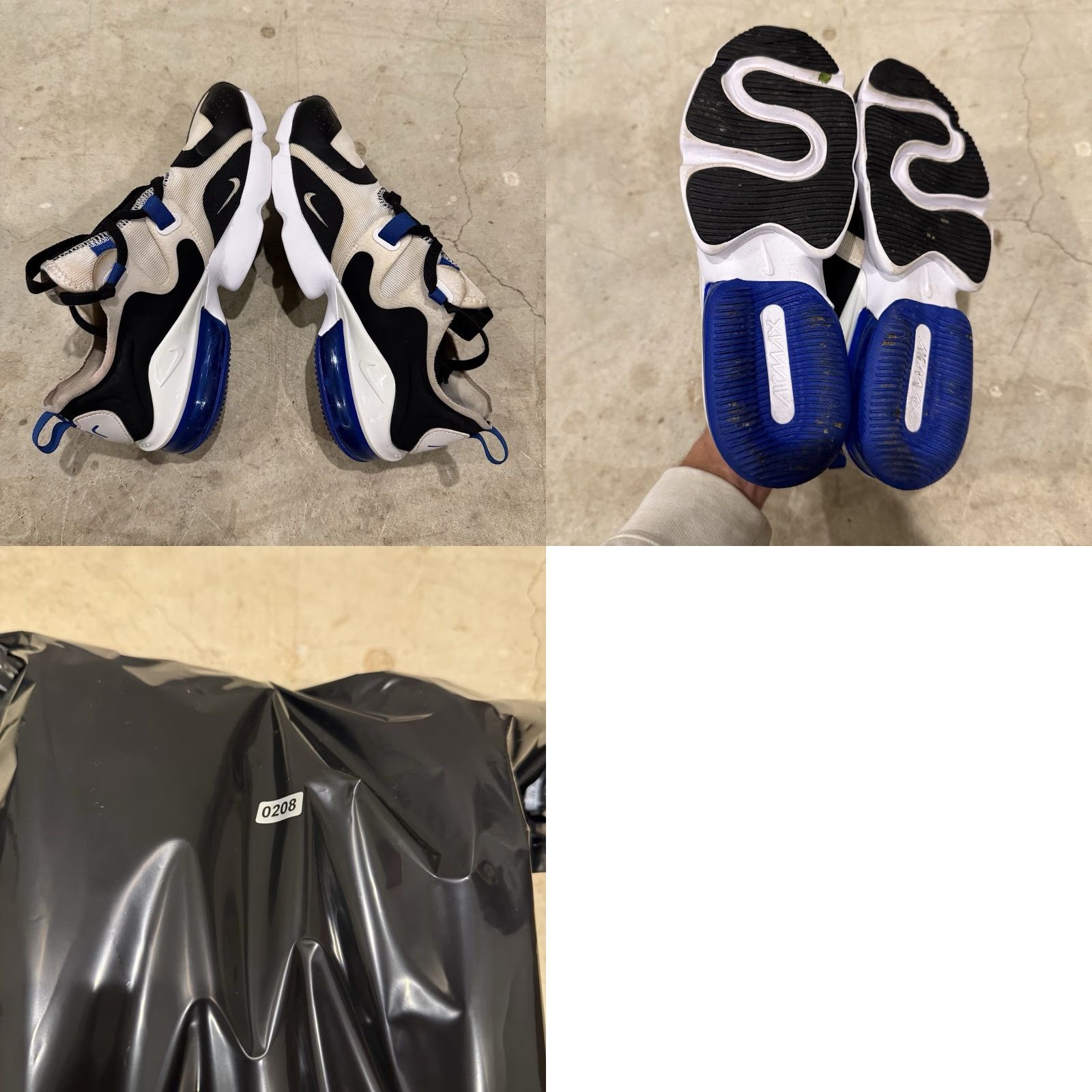 Nike Nike Air Max Infinity Sneakers Men’s Size 6.5 Black Game Royal Textile Rubber Foam Lower Top Casual Running & Jogging Sen Tread 2020 Size US 7 / EU 40 - 8 Thumbnail
