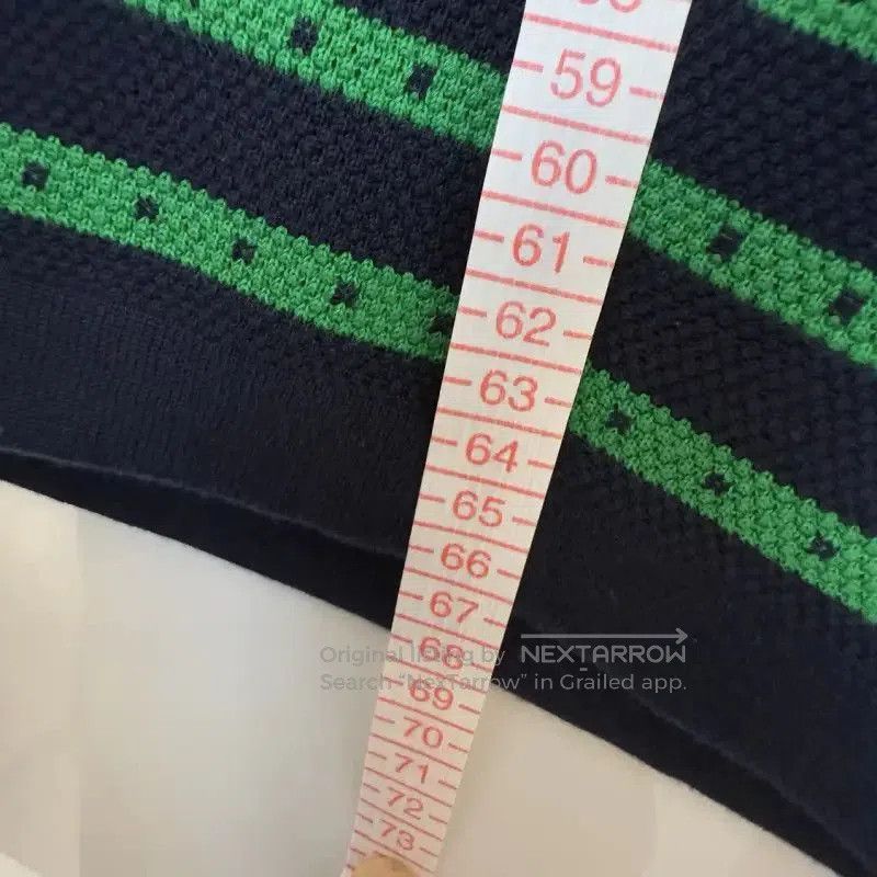 Burberry Burberry Green Striped Short Sleeve Polo. Size US L / EU 52-54 / 3 - 8 Thumbnail
