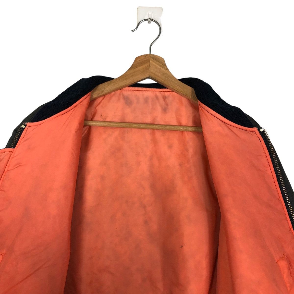 Japanese Brand 🔥90s RIOT RIOT REVERSIBLE BOMBER JACKET USS MIDWAY MILITARY Size US M / EU 48-50 / 2 - 11 Thumbnail
