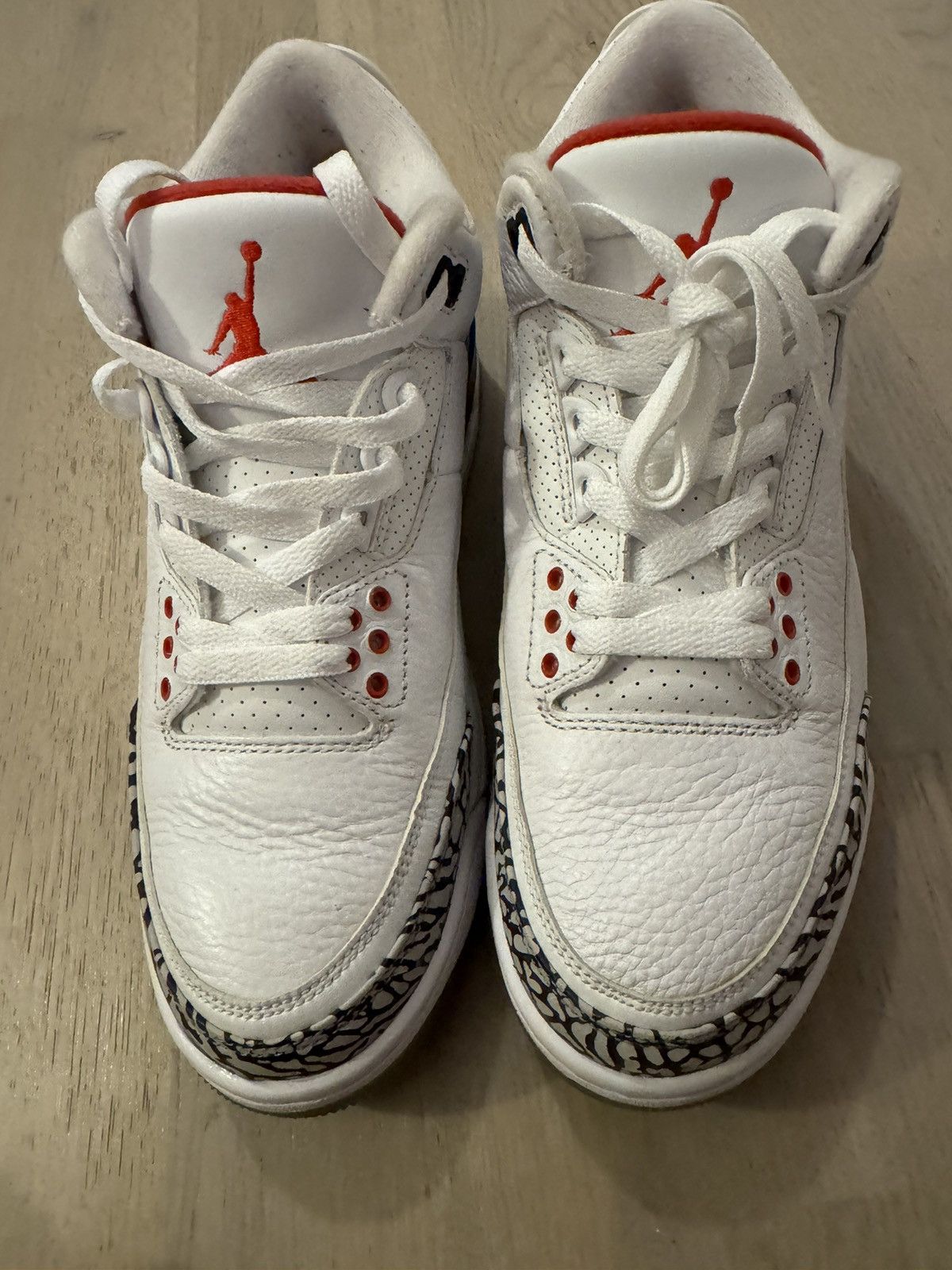 Nike NIKE AIR JORDAN 3 “FREE THROW LINE” white cement size US8UK7 Size US 8 / EU 41 - 3 Thumbnail