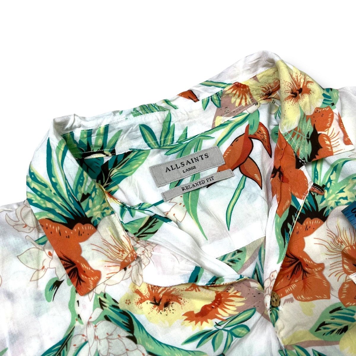 Japanese Brand Allsaints Hawaiian loop collar shirt Size US L / EU 52-54 / 3 - 6 Thumbnail
