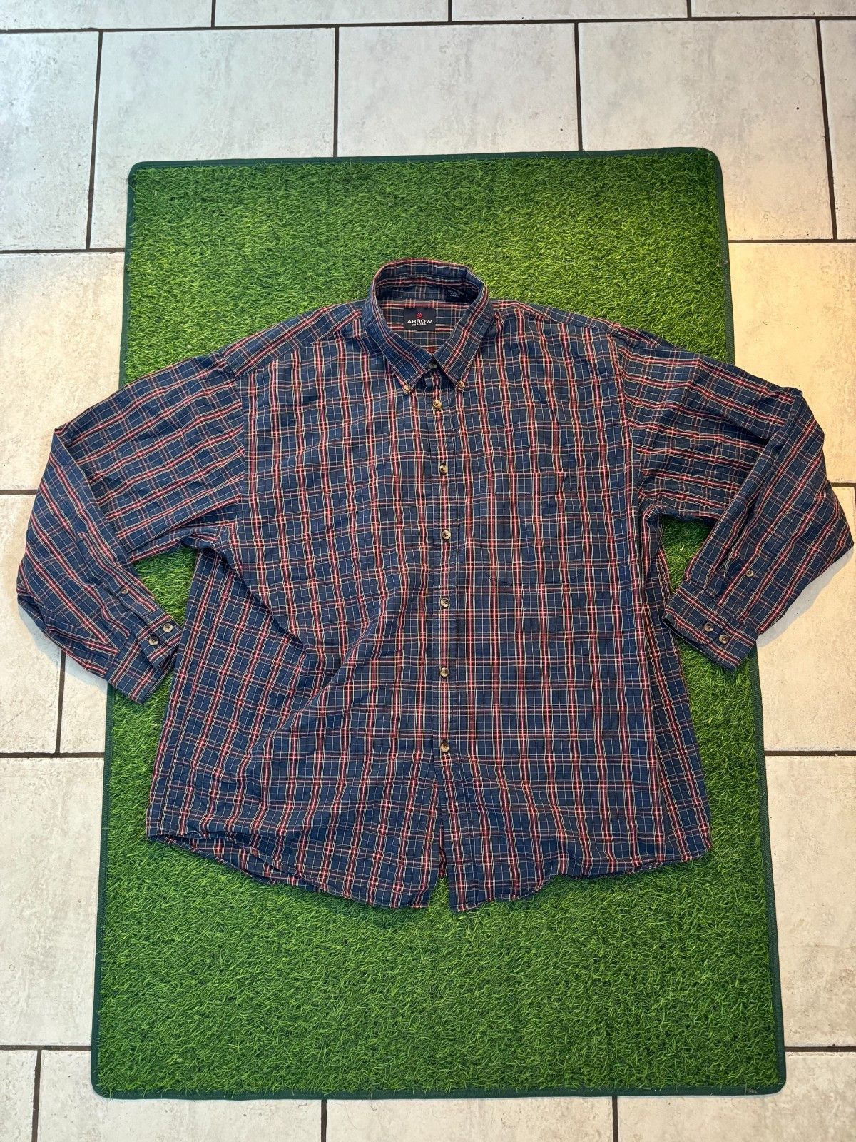Arrow Arrow Plaid Button-Up Shirt Size US XL / EU 56 / 4 - 1 Thumbnail