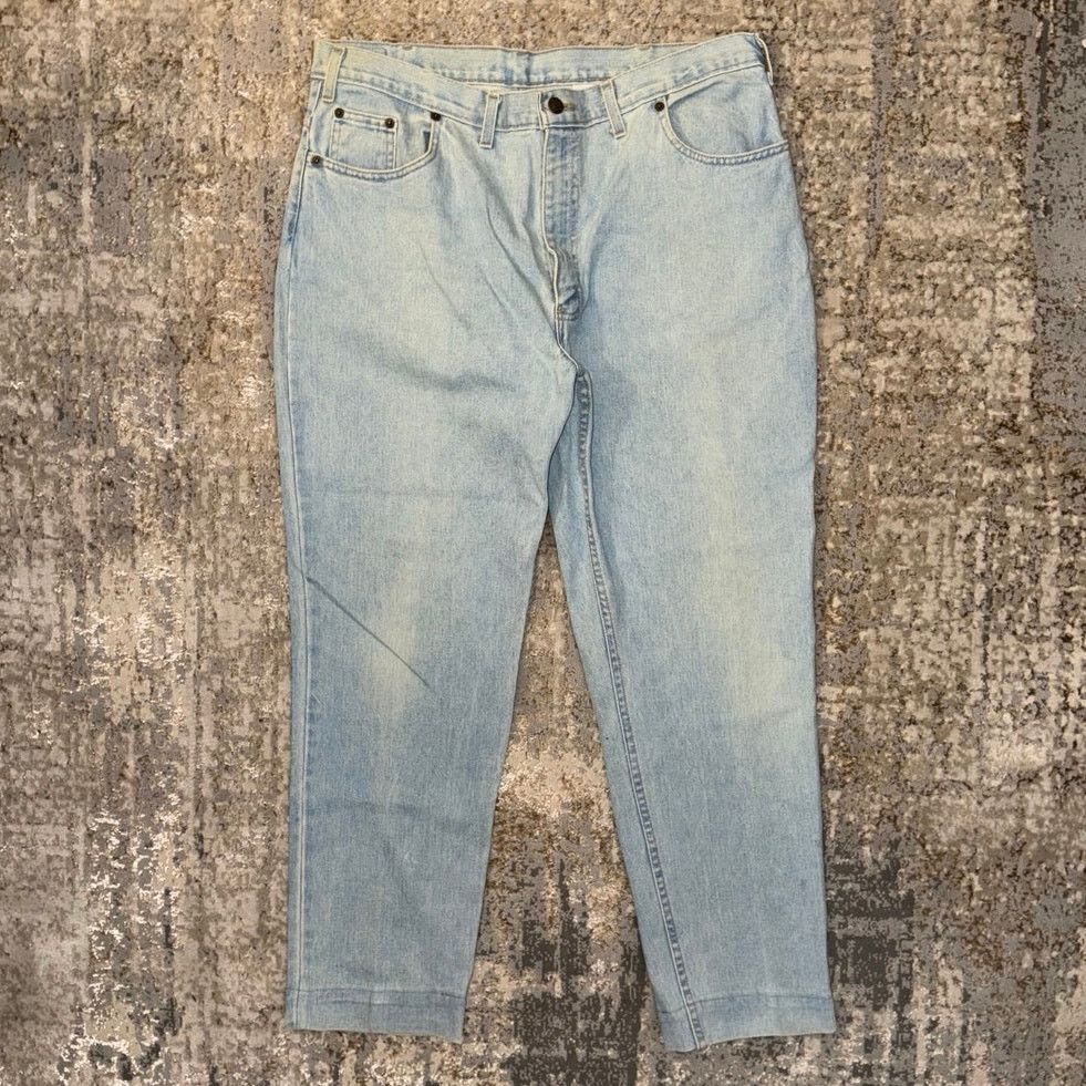 Faded Glory Faded Glory Vintage 90s Light Wash Blue Denim Jeans 36x30 Size US 36 / EU 52 - 1 Thumbnail