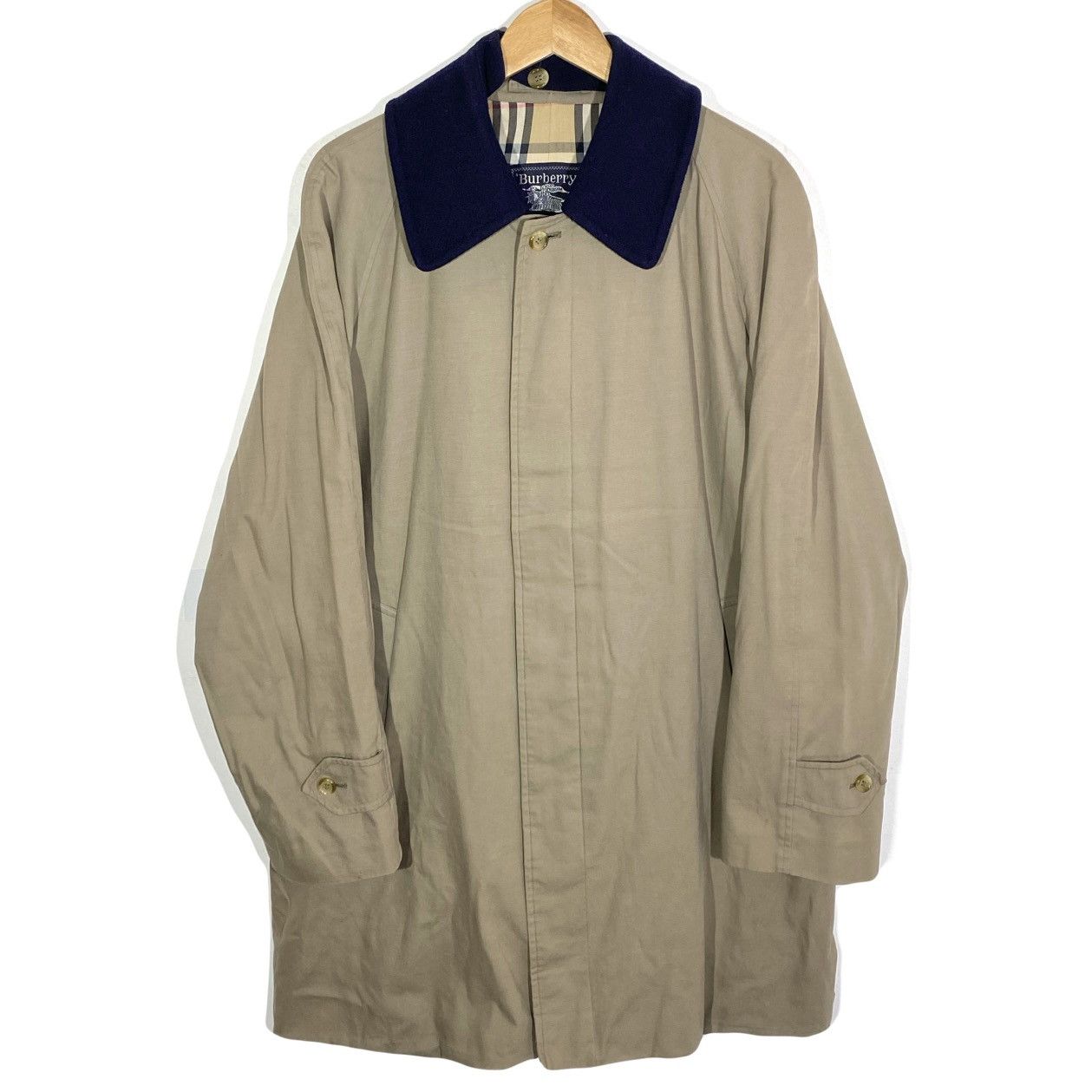 Burberry Trench Coat Court Intérieur Tartan Vintage Burberrys Harrods Size US L / EU 52-54 / 3 - 1 Thumbnail