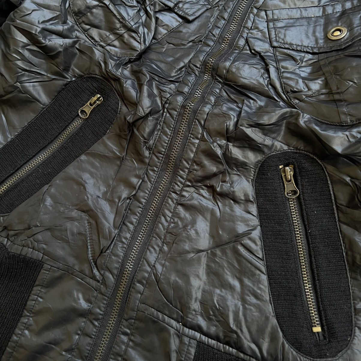 14th Addiction 2000s Rumor LGB Style Fur Zip Jacket Size US M / EU 48-50 / 2 - 5 Thumbnail
