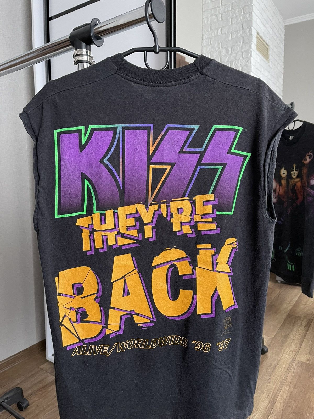 KISS 1996/1997 KISS Alive Worldwide Tour Band T-Shirt Tee Vintage Size US XL / EU 56 / 4 - 8 Thumbnail