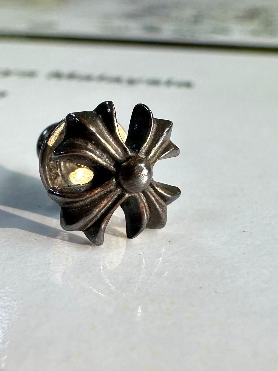 Chrome Hearts Chrome Hearts CH Plus 925 Stud Earring 14k Size ONE SIZE - 1 Thumbnail
