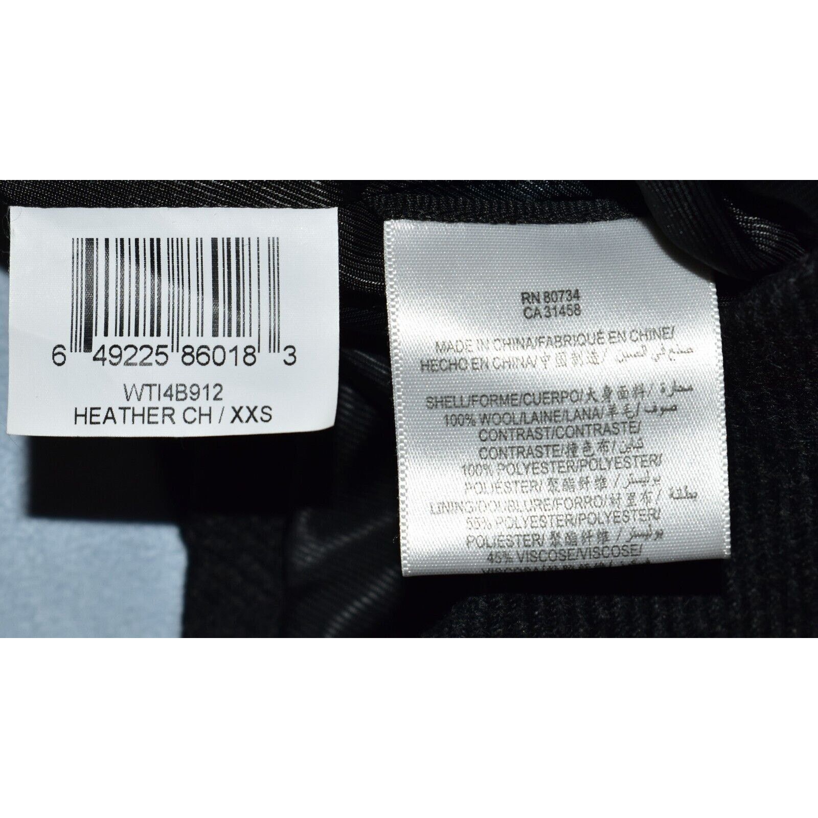 Bcbgmaxazria NEW BCBG MAXAZRIA Charcoal Wool Full Zip Cape Jacket Sz XXS Size XL / US 12-14 / IT 48-50 - 9 Thumbnail