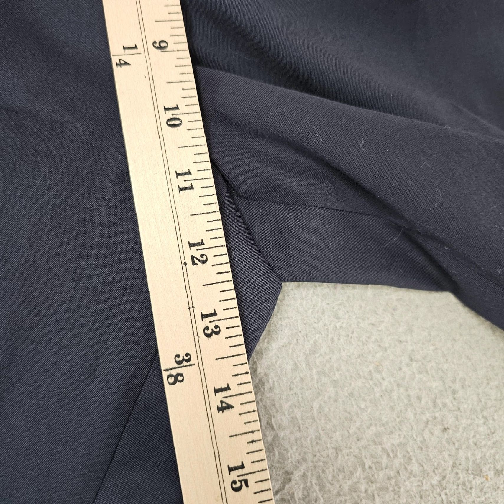 Barena Barena Venezia Dress Pants Mens 34 Navy Pleated Cuffed Slacks Tailored Side Tabs Size US 34 / EU 50 - 4 Thumbnail