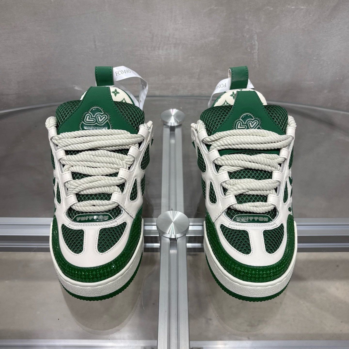 Louis Vuitton Louis Vuitton Skate Green Lowtop Sneakers it_36-5 Women Size US 6.5 / IT 36.5 - 1 Thumbnail