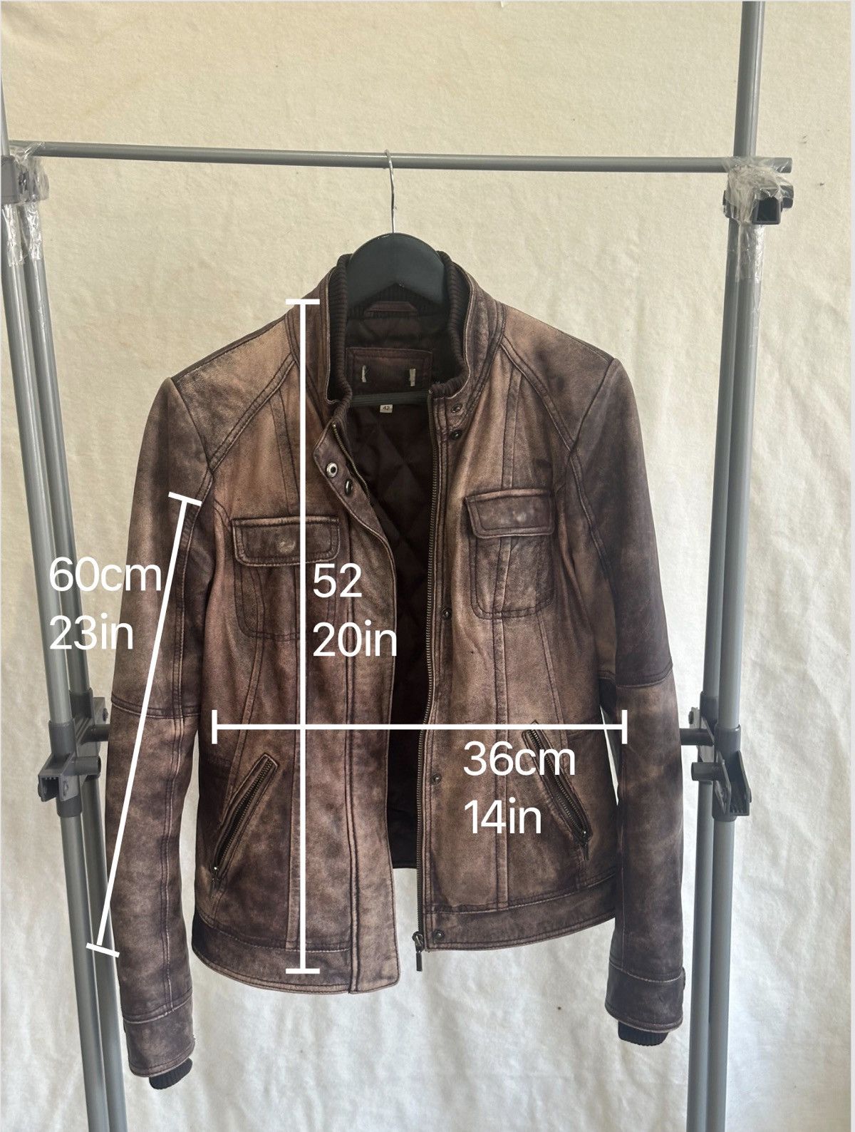 Other Y2K leather jacket Brown Purple Size M / US 6-8 / IT 42-44 - 5 Thumbnail