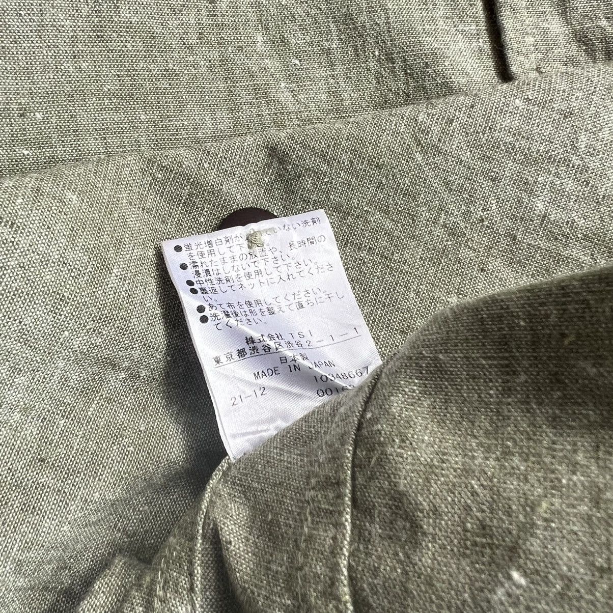Margaret Howell Margaret Howell Sage Linen Boxy Long Sleeve Shirt Size L / US 10 / IT 46 - 6 Thumbnail