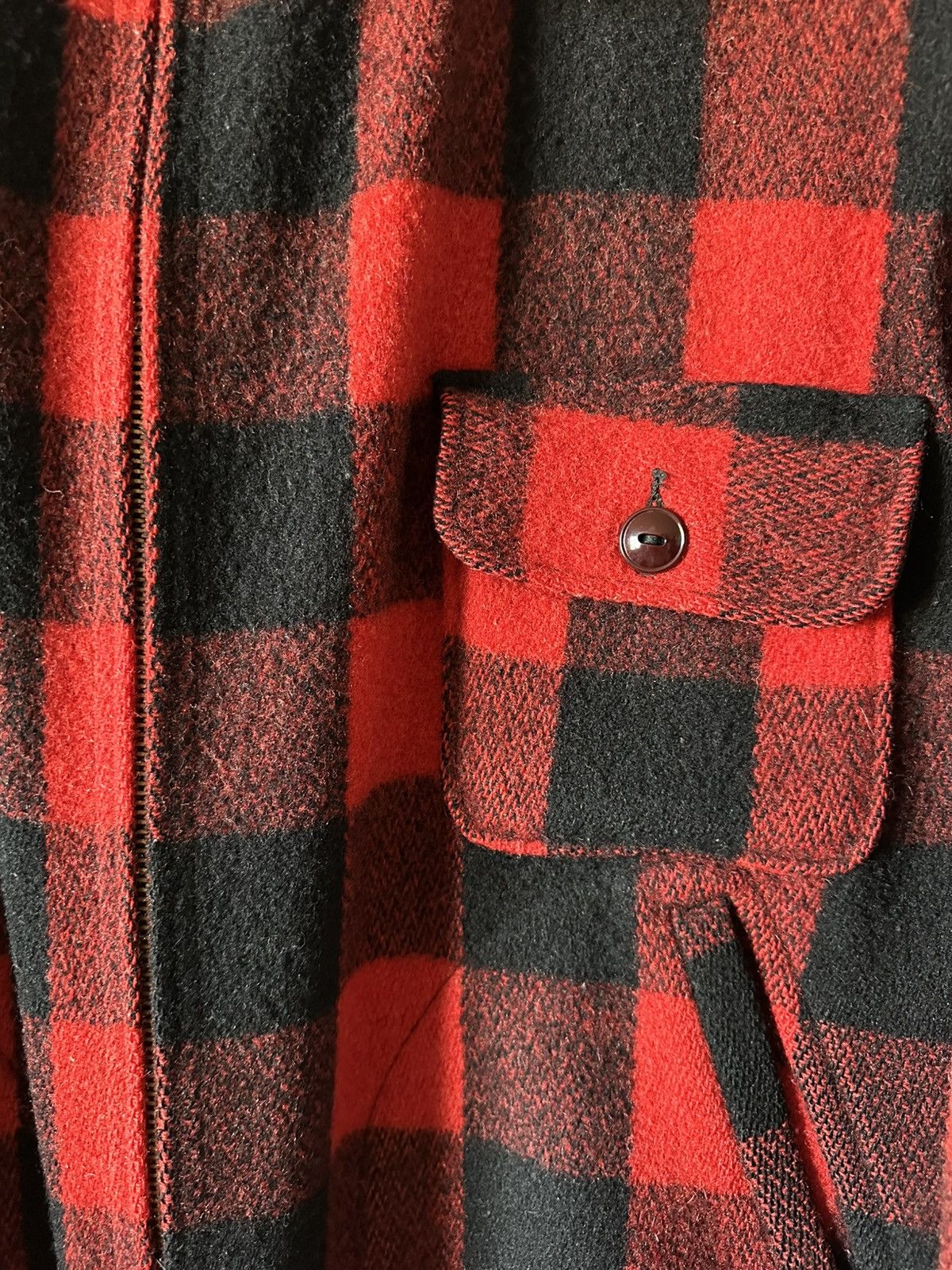 Woolrich Woolen Mills 1950’s Woolrich Buffalo Check Plaid Hunting Jacket Size US L / EU 52-54 / 3 - 2 Thumbnail