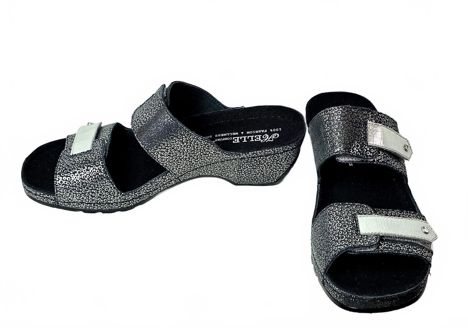 Other Helle Comfort Women's Abril Black Wedges Size 40/9-9.5 Size US 9.5 / IT 39.5 - 4 Thumbnail