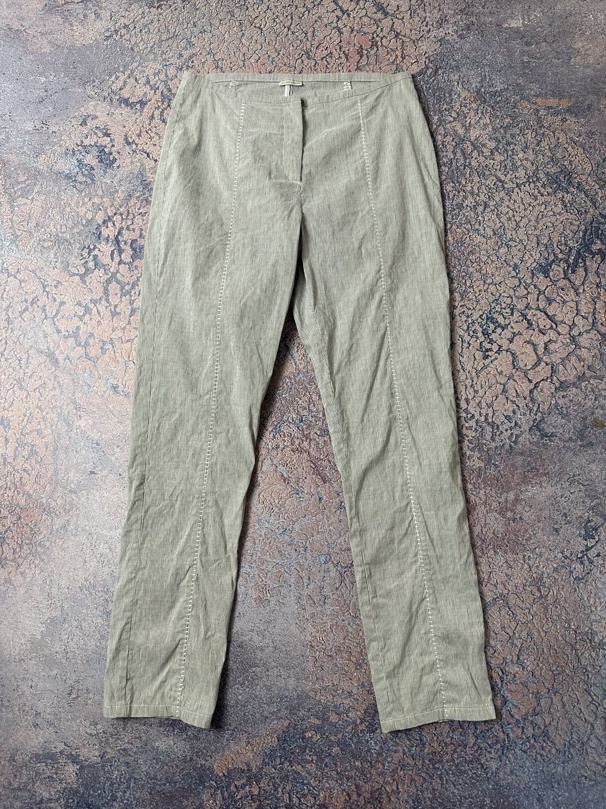 Annette Gortz Annette Gortz Striped Linen Women's Trousers Pants Size 25" / US 0 / IT 36 - 1 Thumbnail