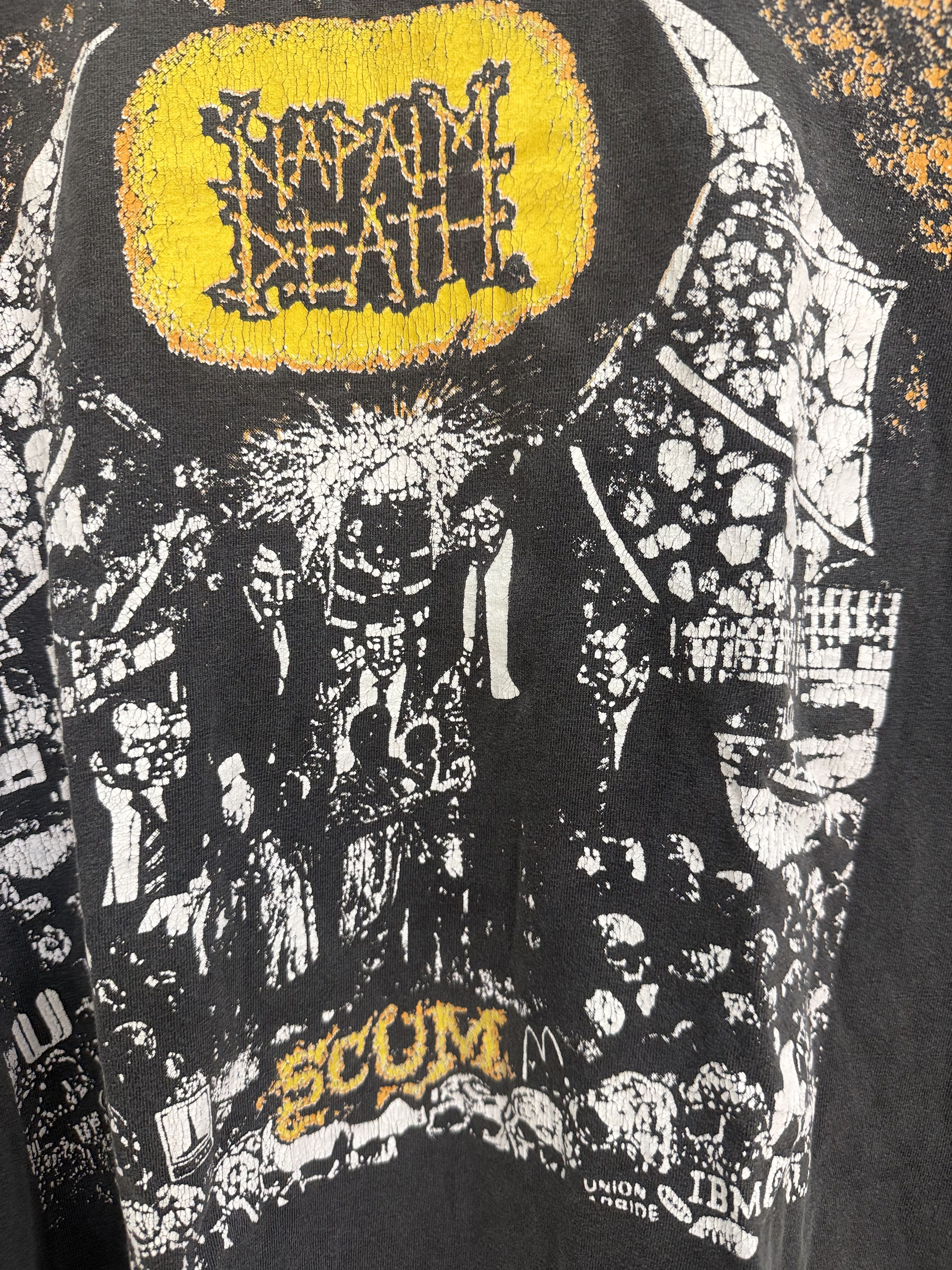 Band Tees Napalm Death Thrashed Vintage Faded Shirt Size US M / EU 48-50 / 2 - 4 Thumbnail