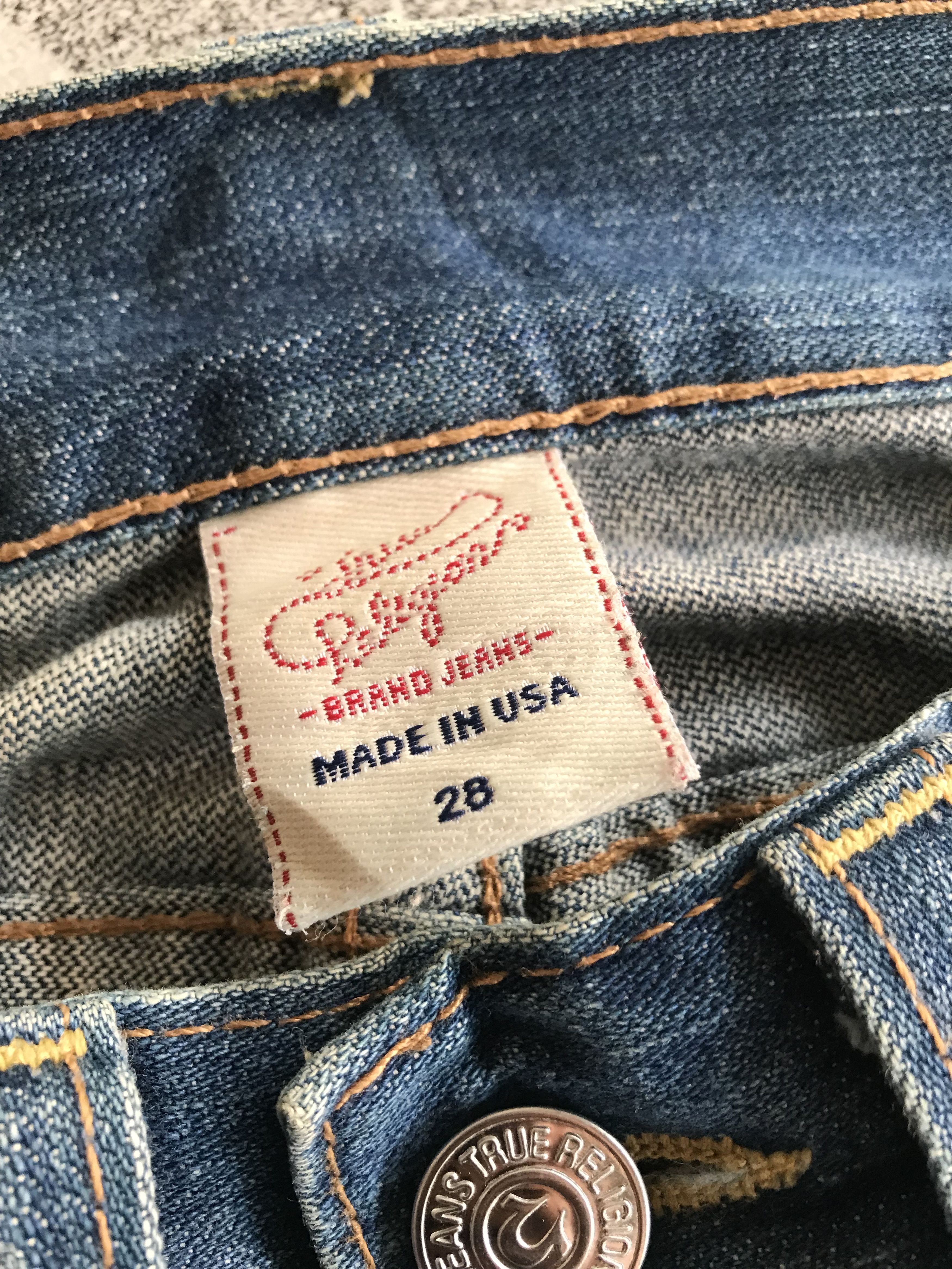True Religion × Vintage True Religion Distressed Flared Size US 29 - 8 Thumbnail