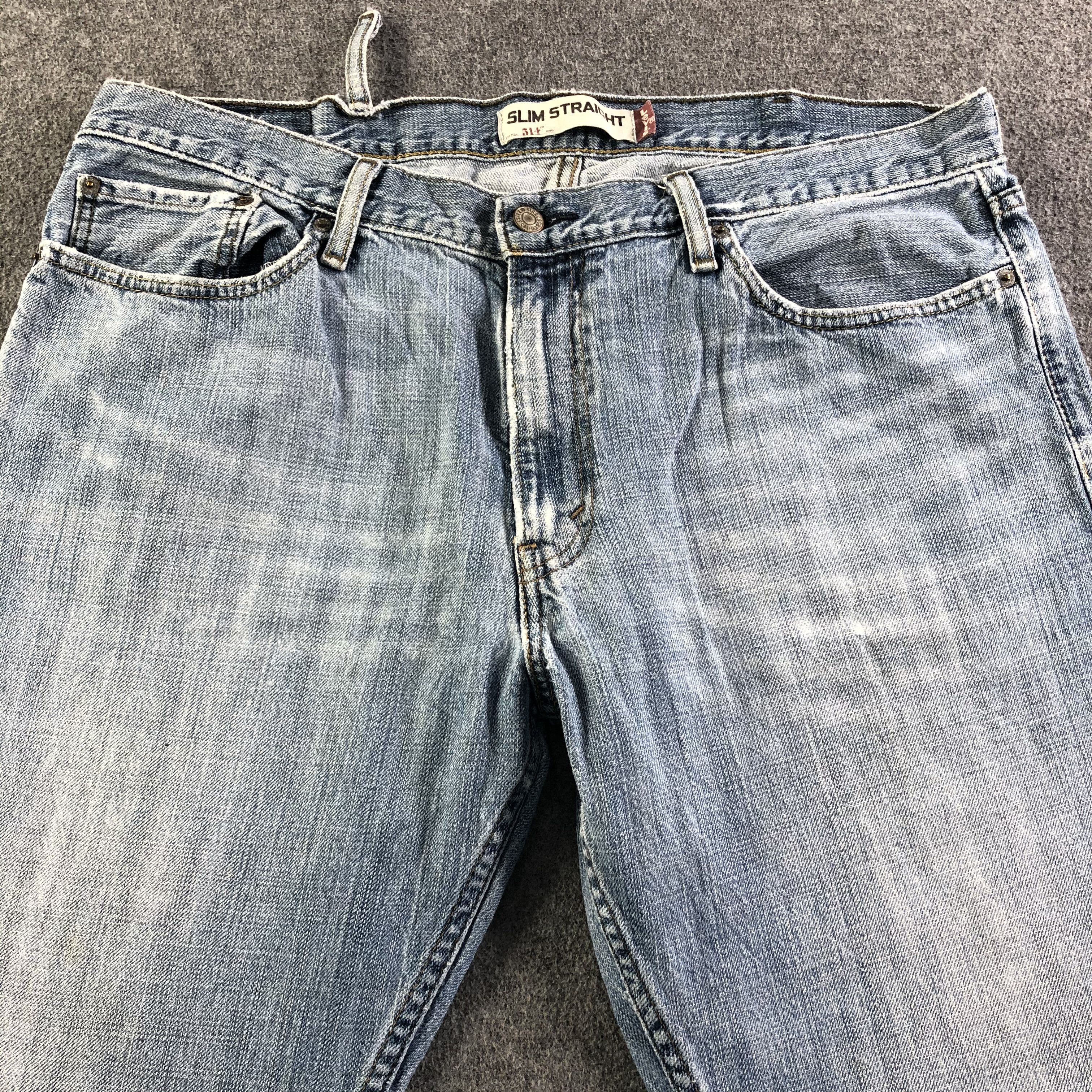 Levi's Vintage Blue Wash Levis 514 Jeans-J3504 Size US 39 - 3 Thumbnail