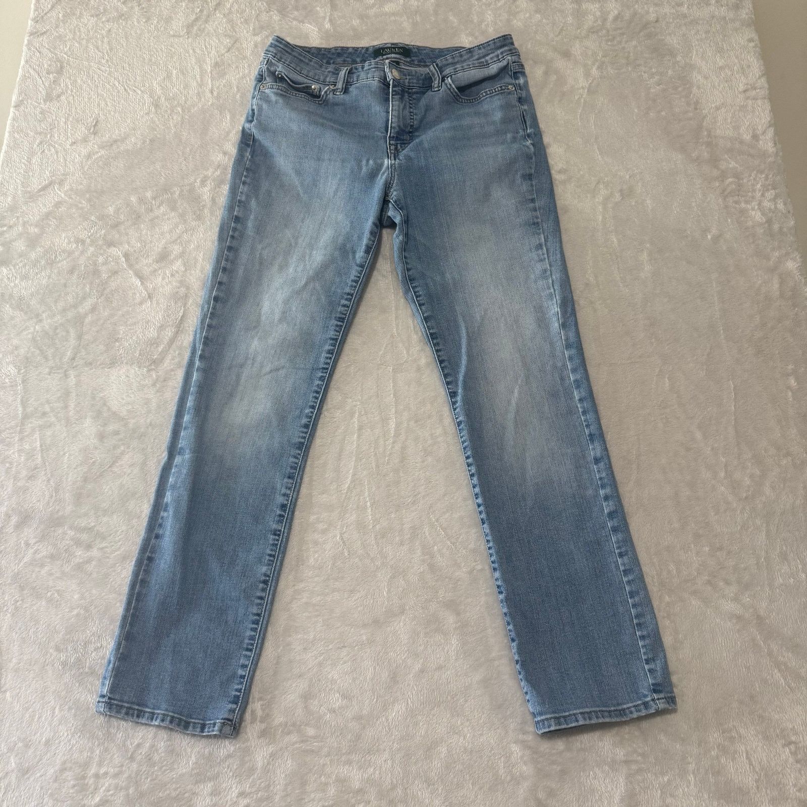 Lauren Ralph Lauren Lauren Ralph Lauren Women's Classic Straight Denim Jeans 10 Size 32" / US 10 / IT 46 - 1 Thumbnail