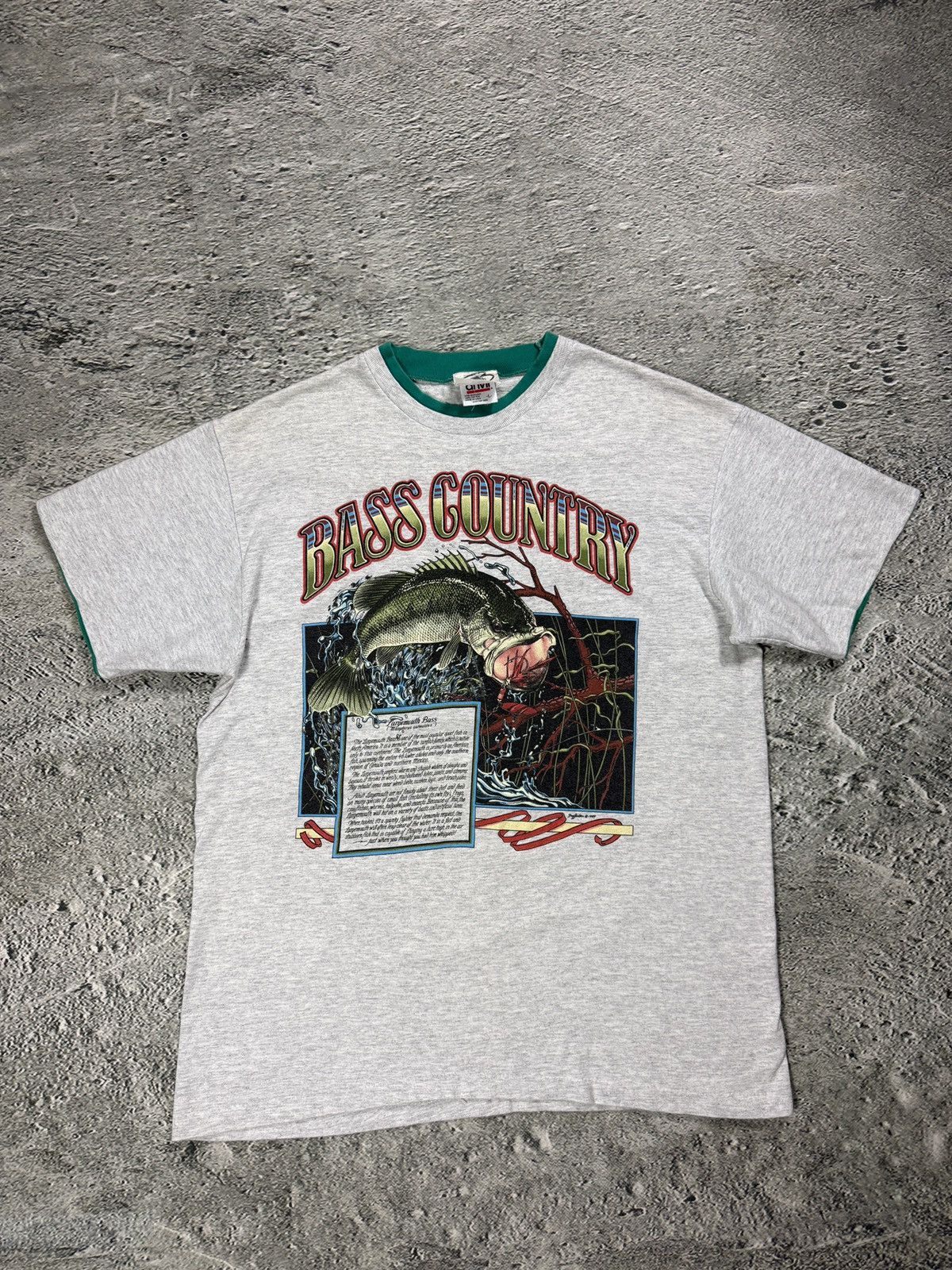 80s Anvil Vintage T-shirt grey single stitch made in USA tee